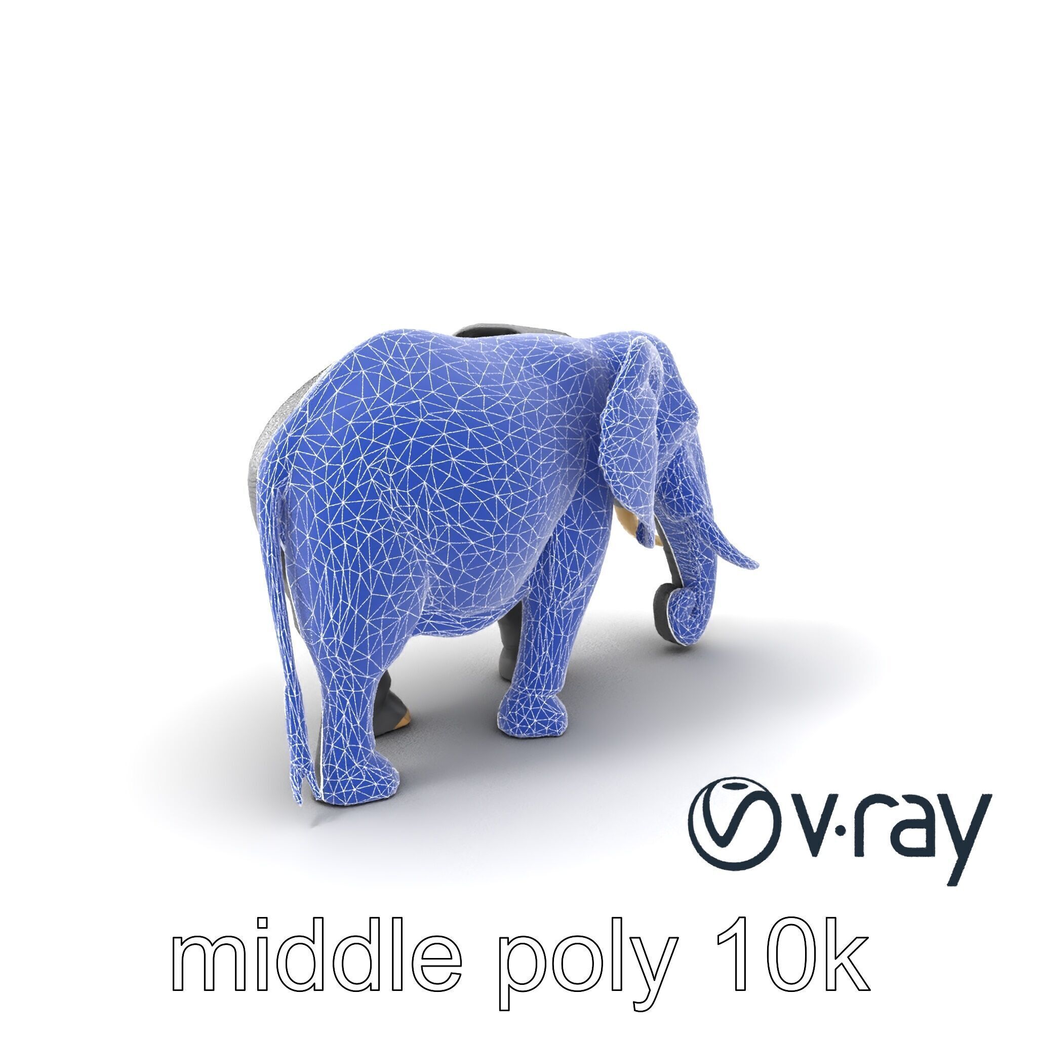 Majestic African Elephant 3D model pack Low-poly 3D model_6