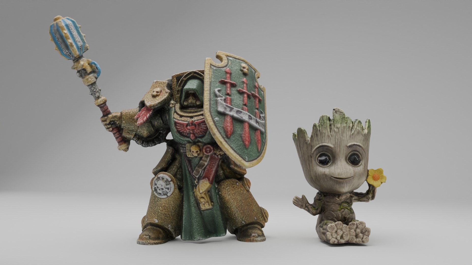 Fantasy and Mythology 3D Statue for 3d printing 3D Model Collection_26