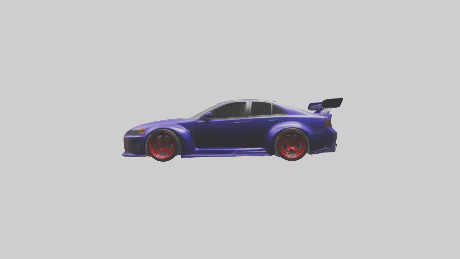 Modified Street Racing Sedan model 3D model_0