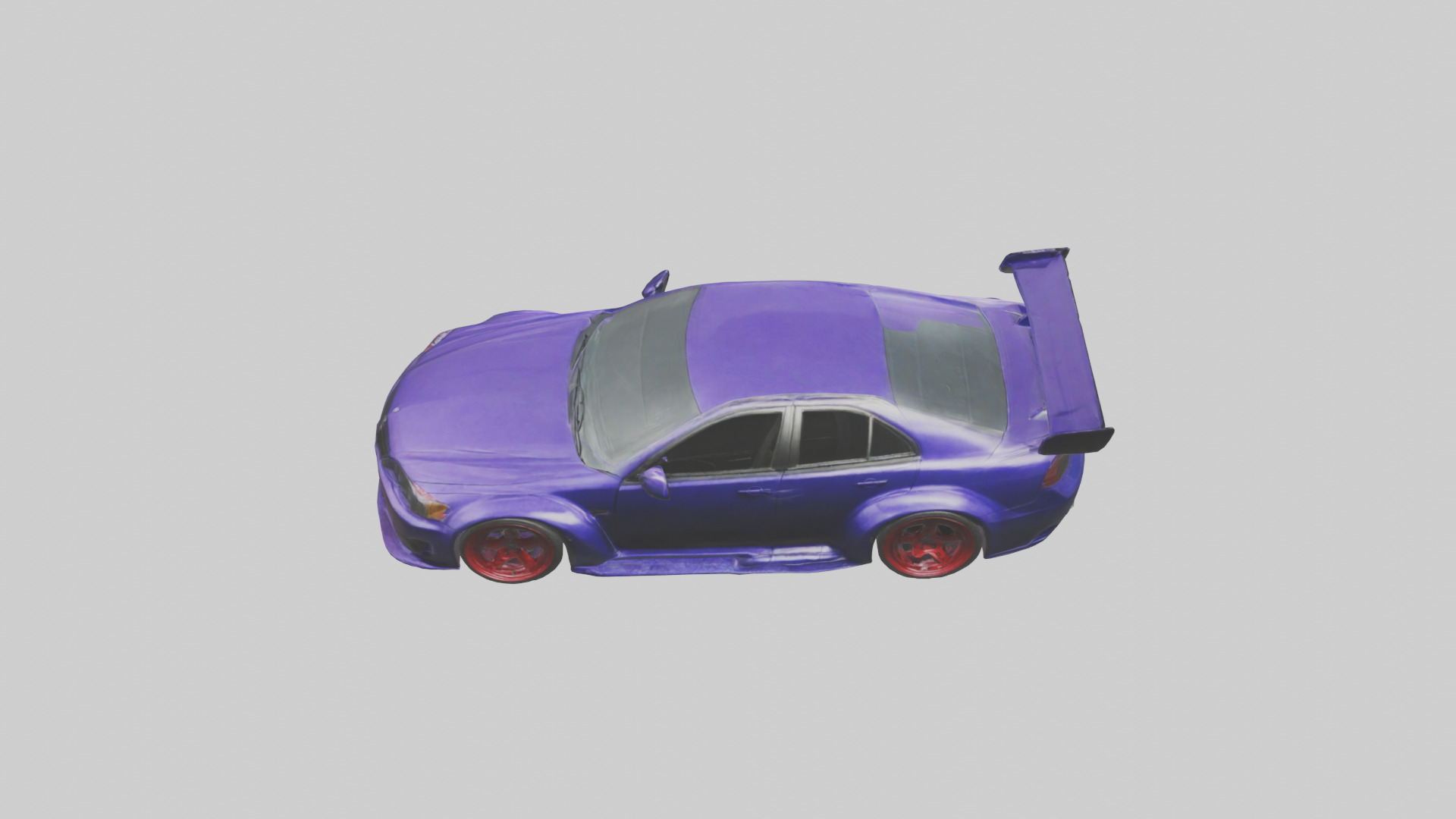 Modified Street Racing Sedan model 3D model_15