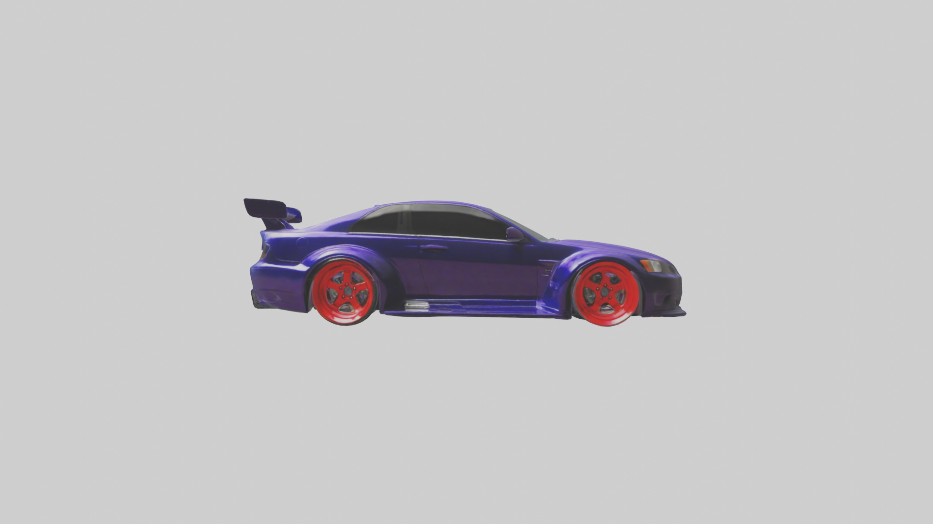 Modified Street Racing Sedan model 3D model_9