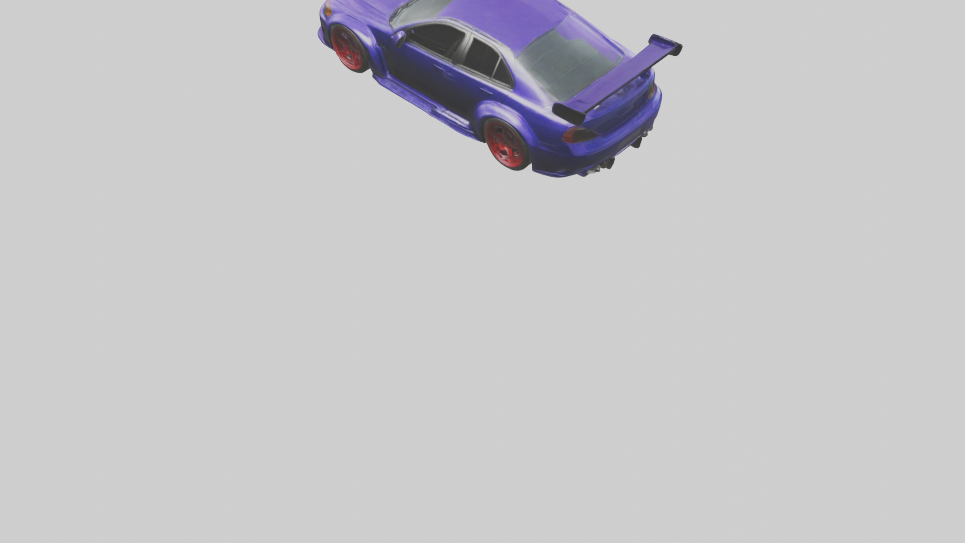 Modified Street Racing Sedan model 3D model_4