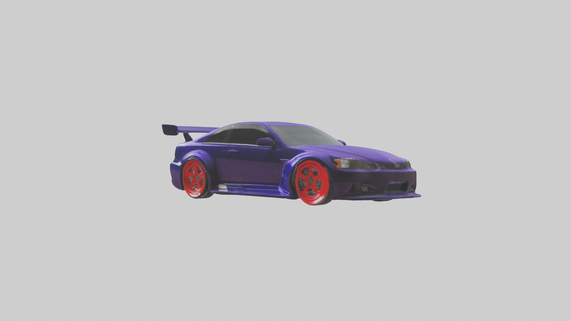 Modified Street Racing Sedan model 3D model_8