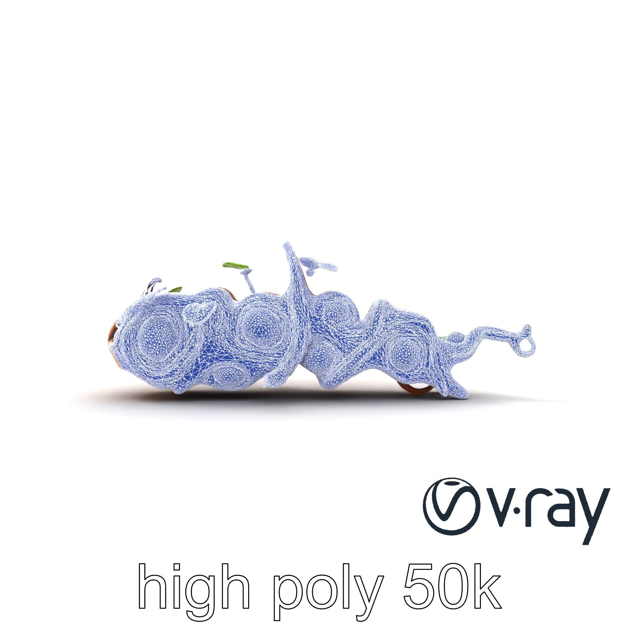 Magic Bean Stalk Wooden Fantasy Structure model pack Low-poly 3D model_28