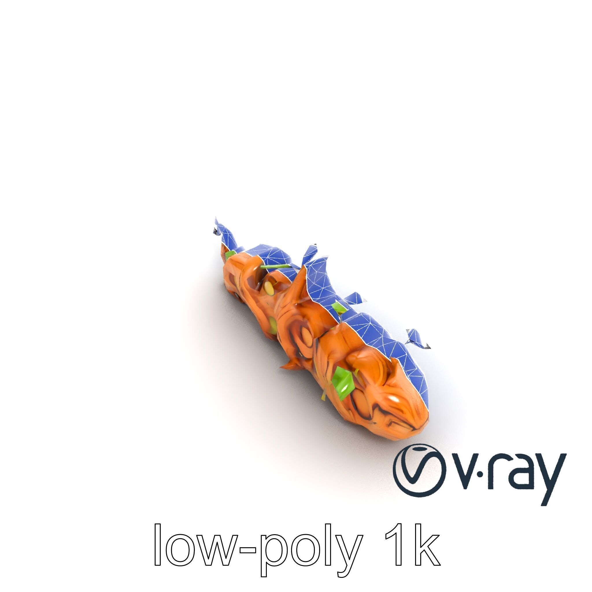 Magic Bean Stalk Wooden Fantasy Structure model pack Low-poly 3D model_19