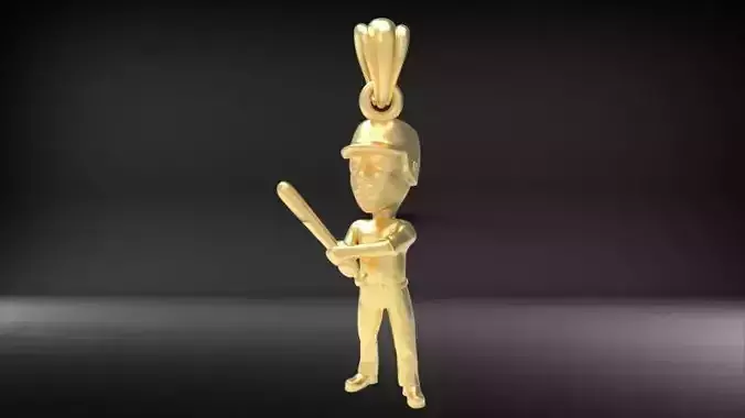 Baseball Player Pendant