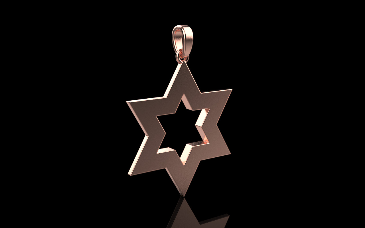 Star of David model 980 3D print model_26