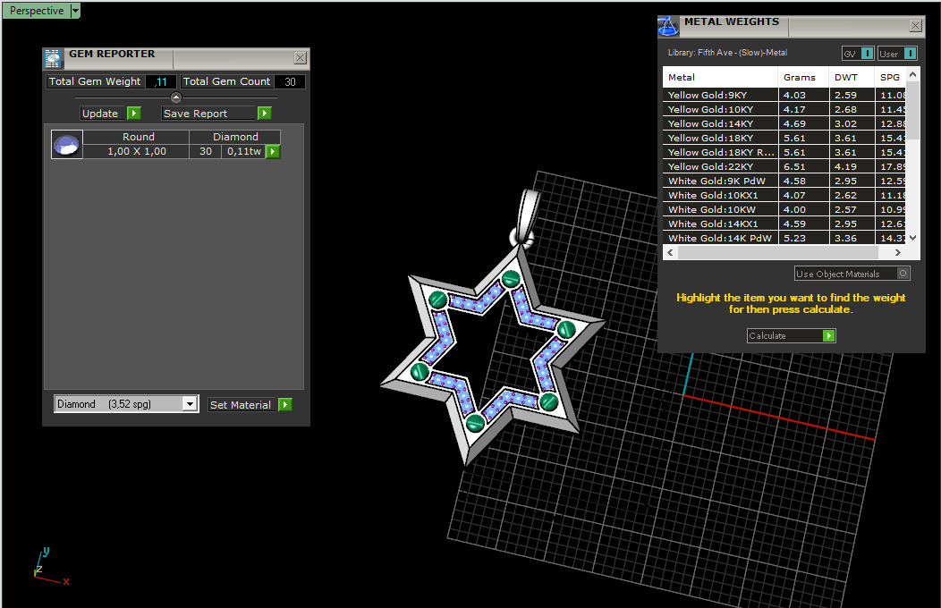 Star of David model 980 3D print model_4