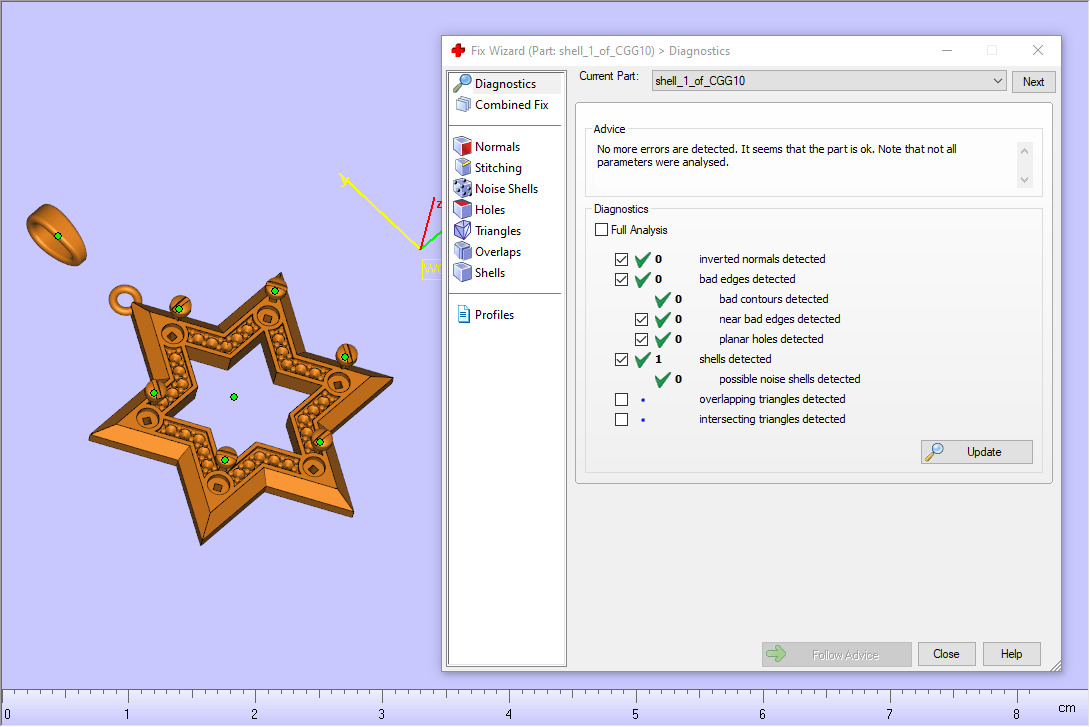 Star of David model 980 3D print model_5