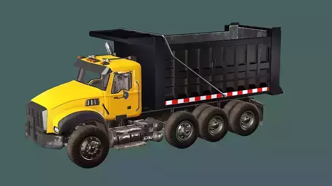 TA230 Litronic Articulated Dump Truck 3D model Low-poly 3D model
