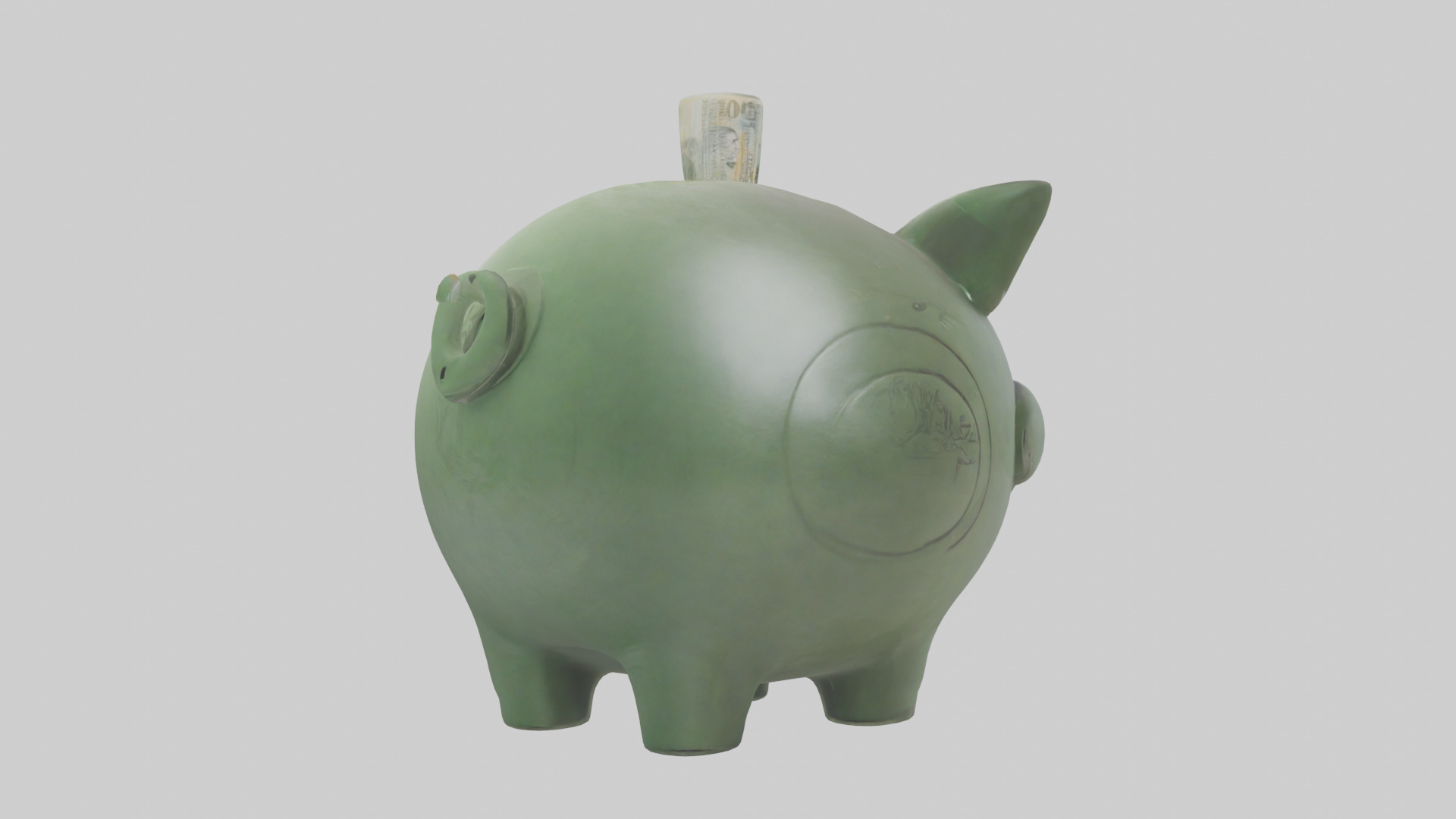 Money Box model 3D model_2