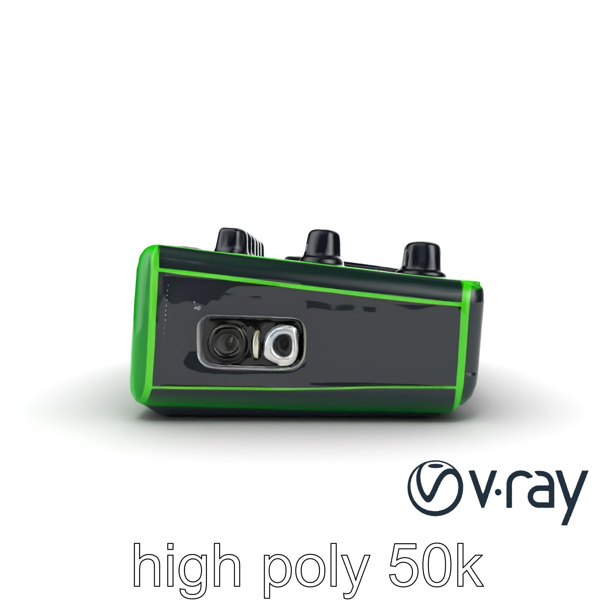 Pocket Synth Analog Modelling Translucent model pack Low-poly 3D model_23