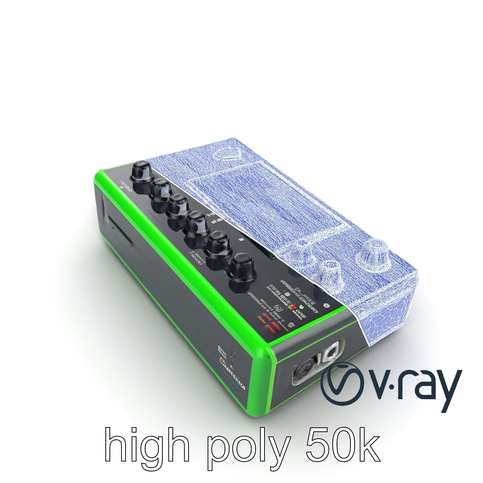 Pocket Synth Analog Modelling Translucent model pack Low-poly 3D model_22