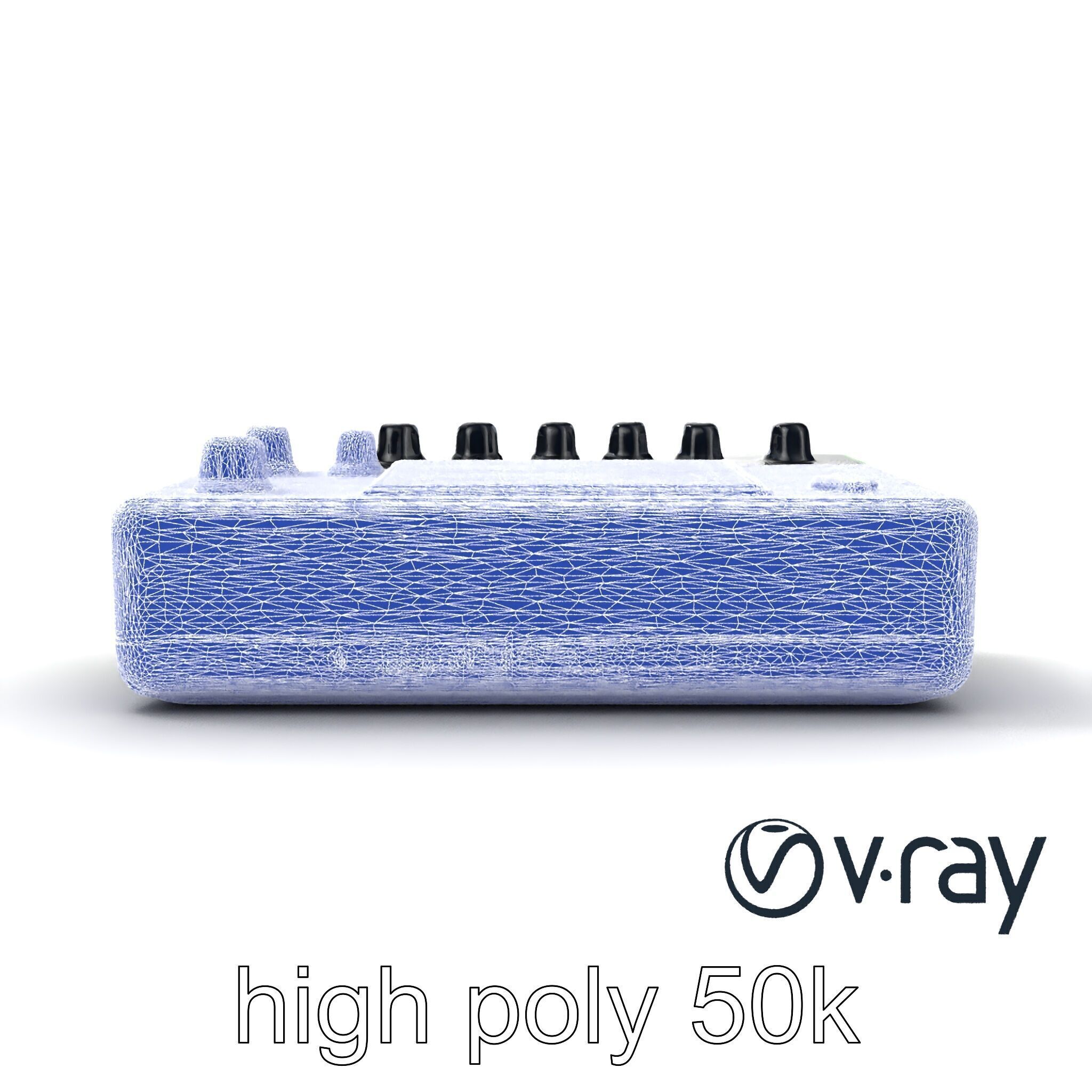 Pocket Synth Analog Modelling Translucent model pack Low-poly 3D model_29