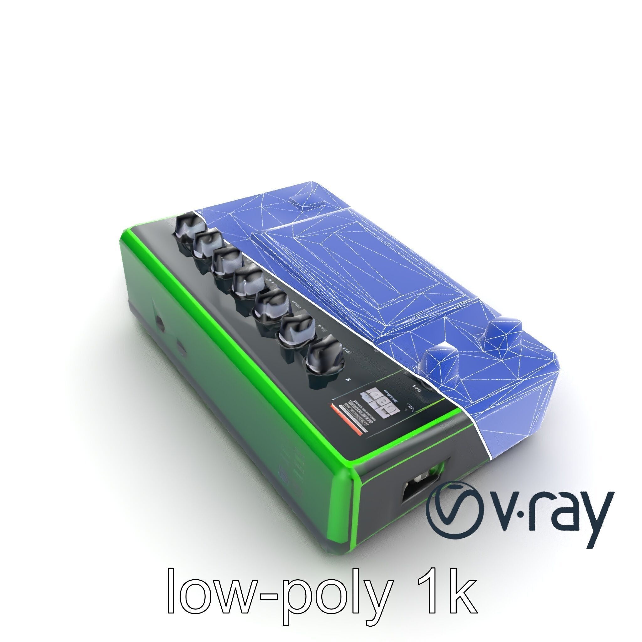 Pocket Synth Analog Modelling Translucent model pack Low-poly 3D model_20