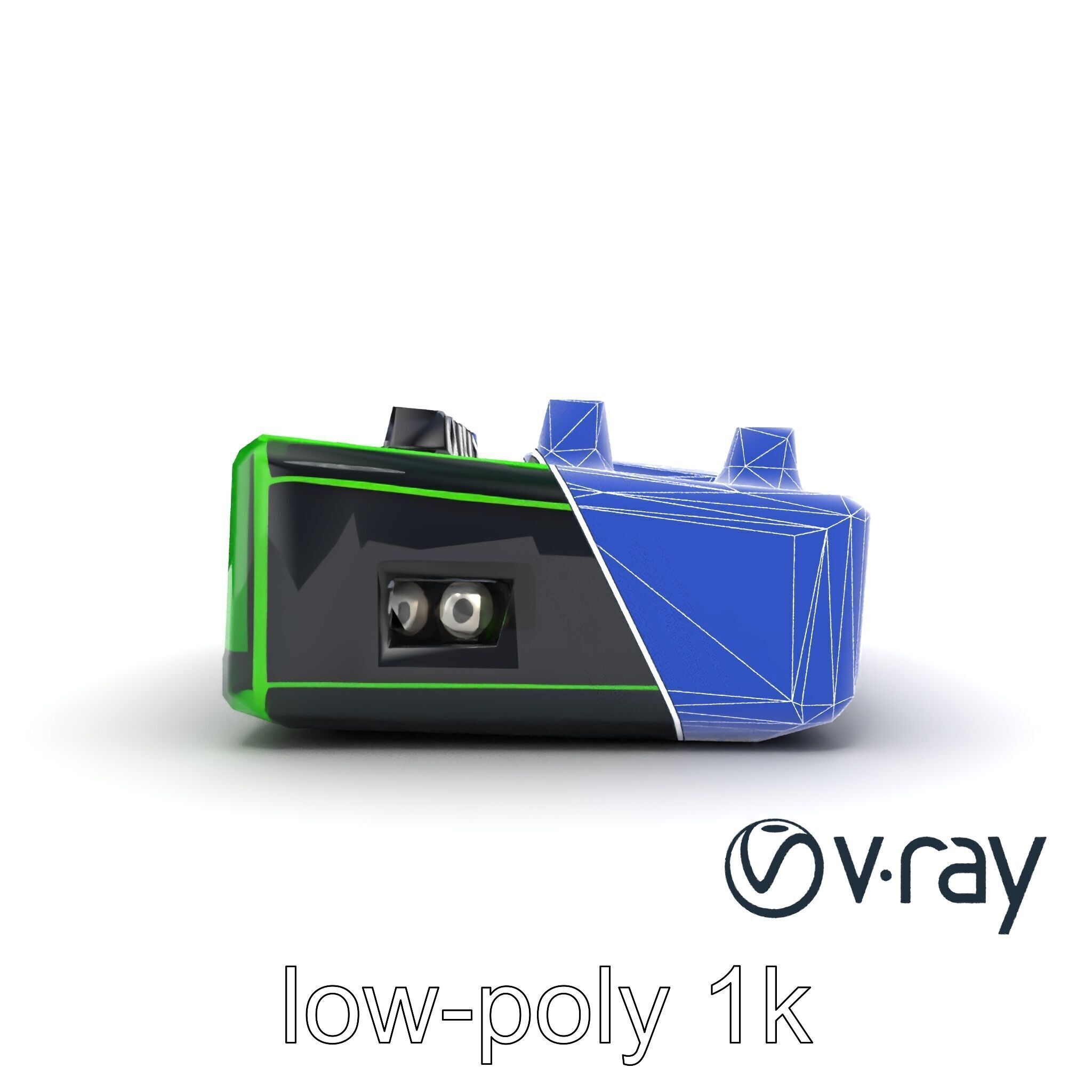 Pocket Synth Analog Modelling Translucent model pack Low-poly 3D model_13