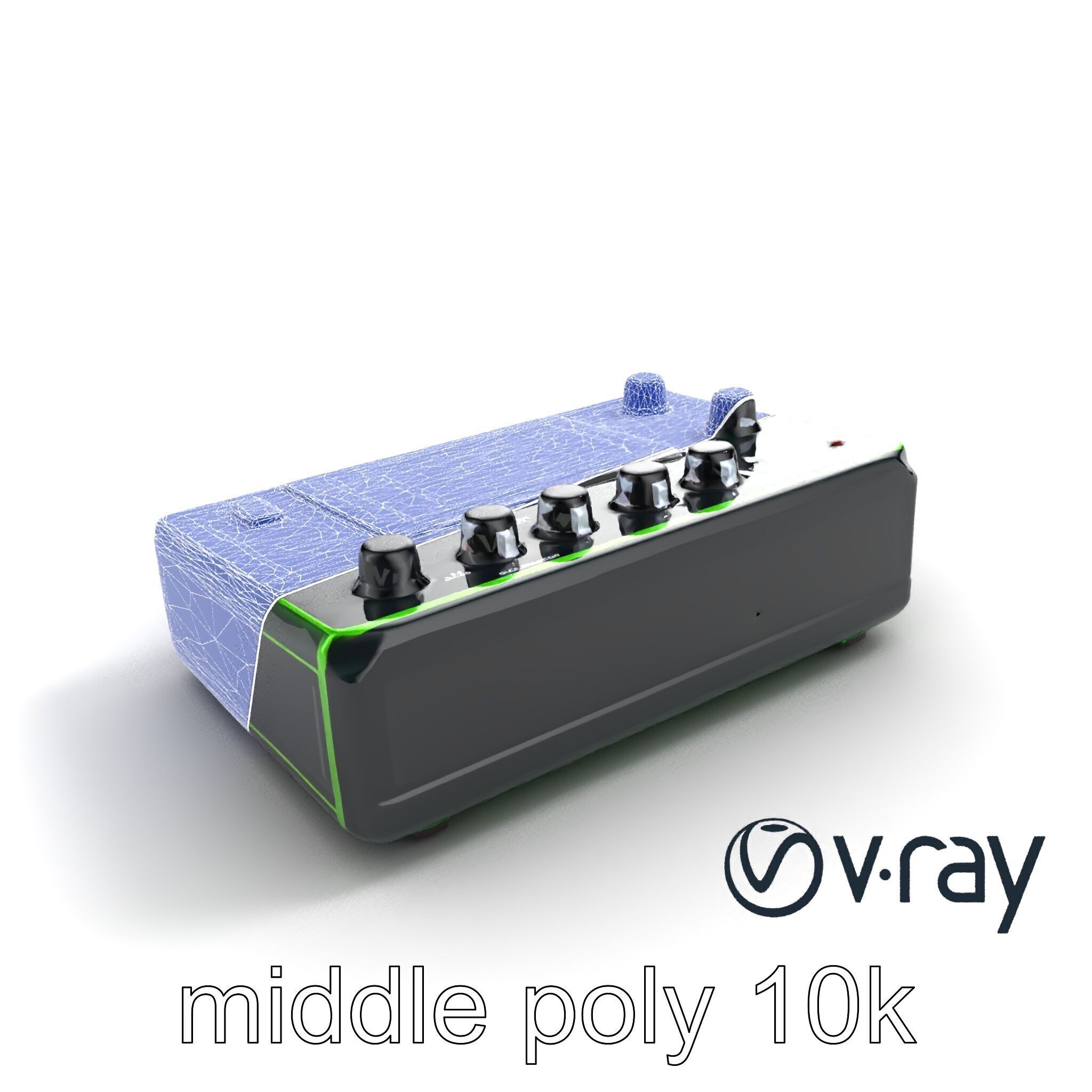 Pocket Synth Analog Modelling Translucent model pack Low-poly 3D model_21