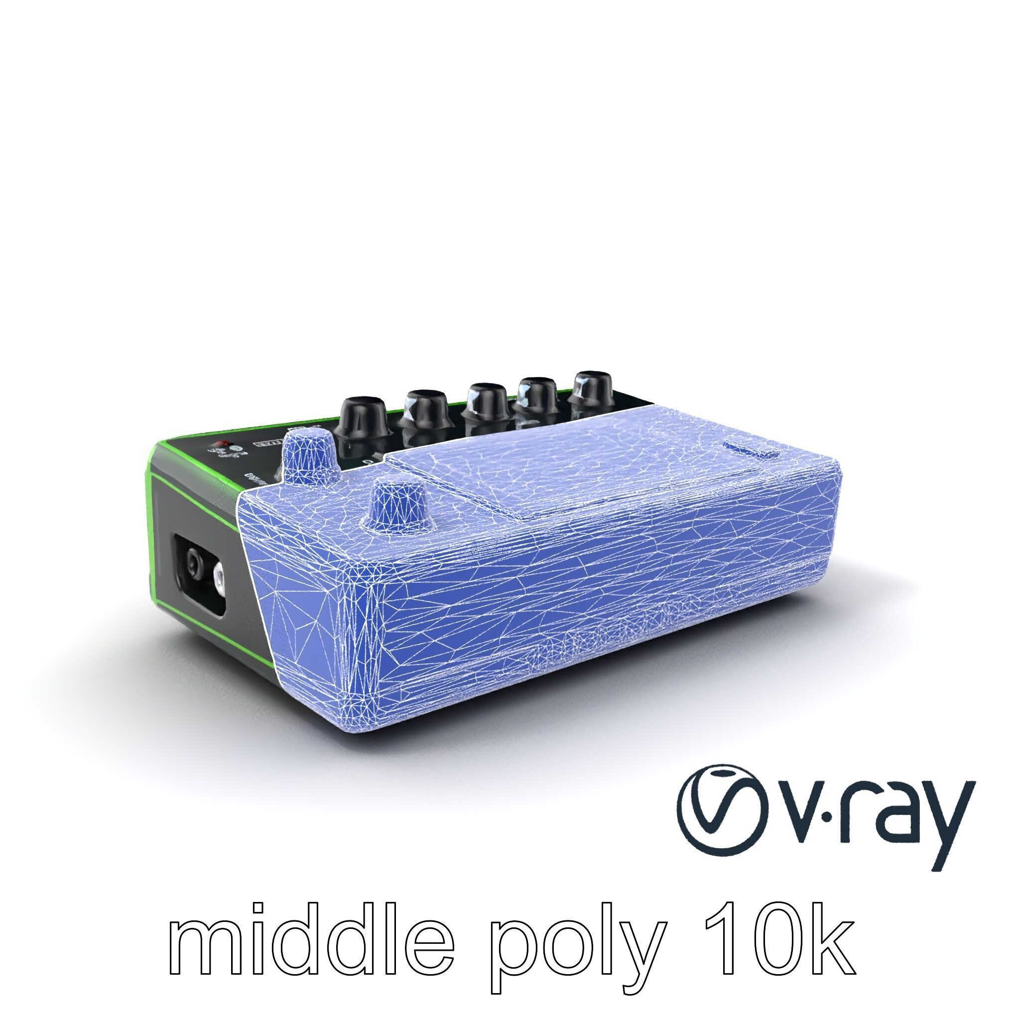 Pocket Synth Analog Modelling Translucent model pack Low-poly 3D model_27