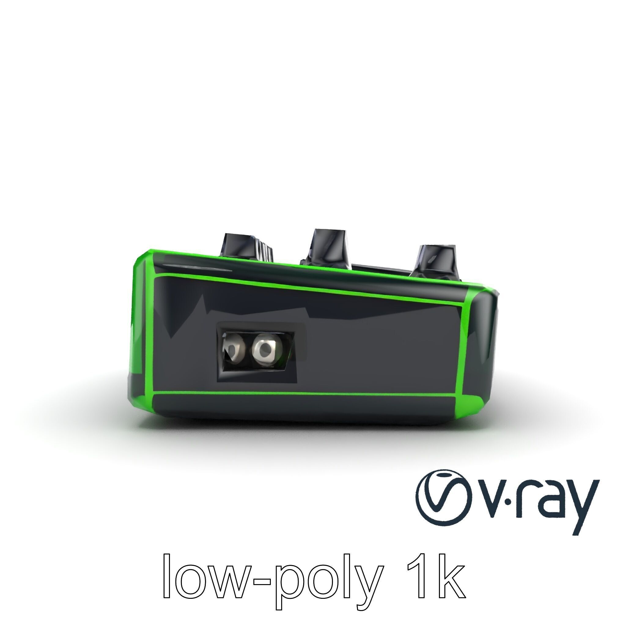 Pocket Synth Analog Modelling Translucent model pack Low-poly 3D model_16