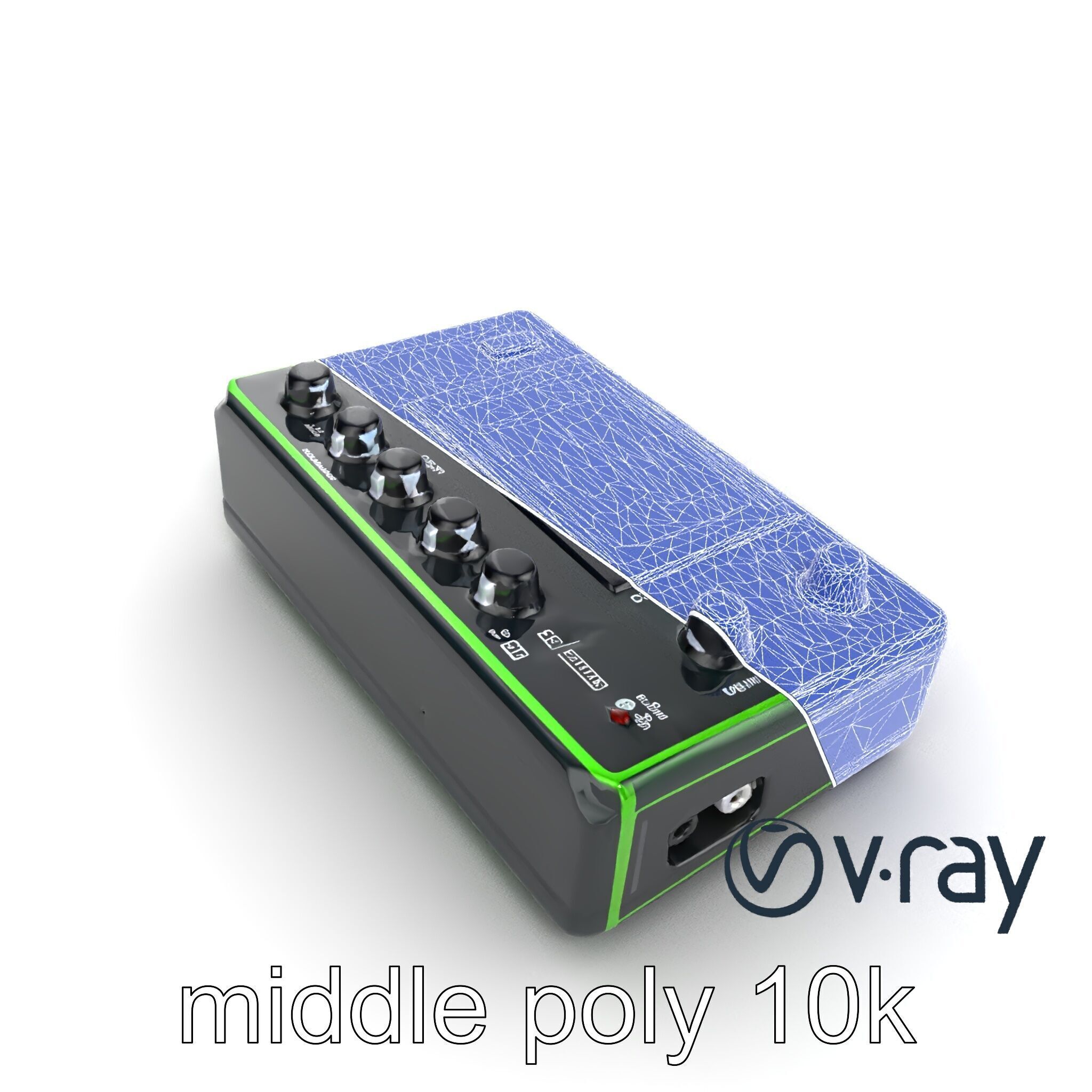 Pocket Synth Analog Modelling Translucent model pack Low-poly 3D model_32