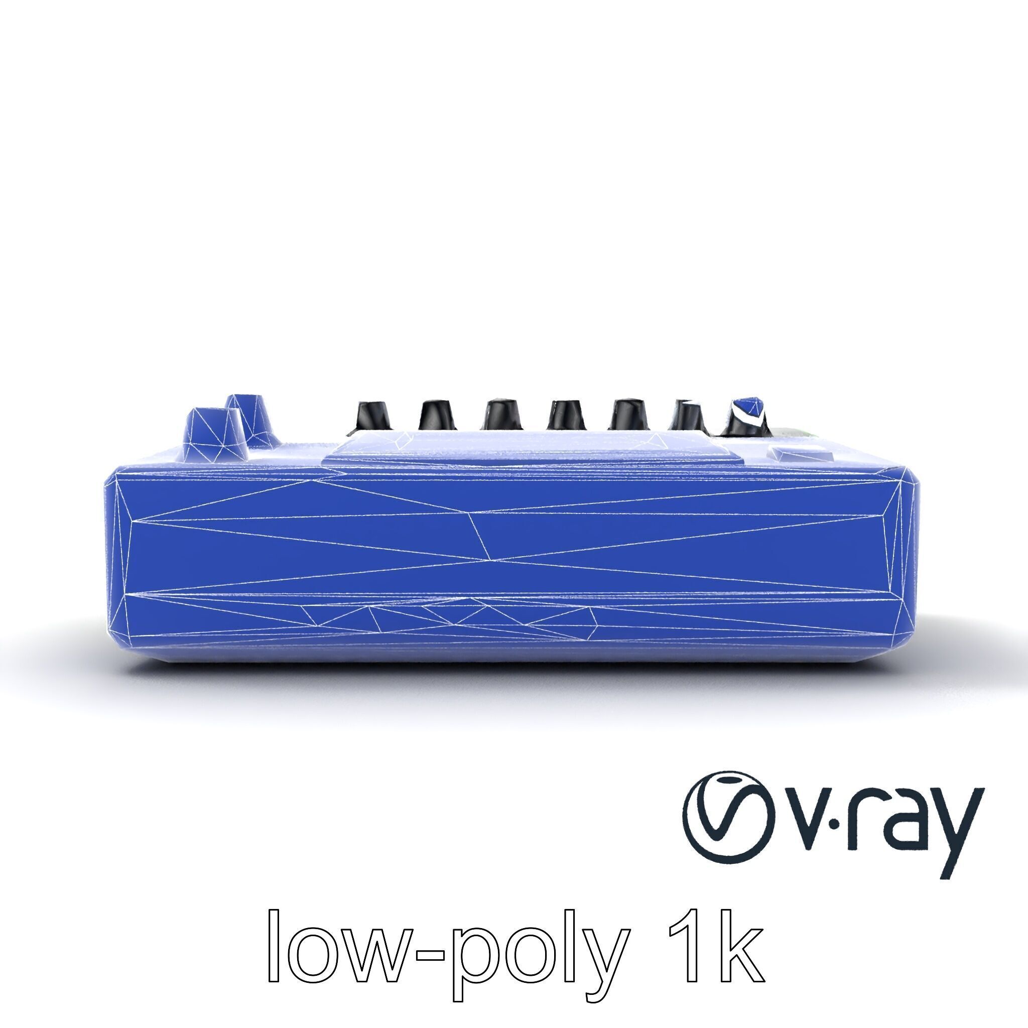 Pocket Synth Analog Modelling Translucent model pack Low-poly 3D model_28