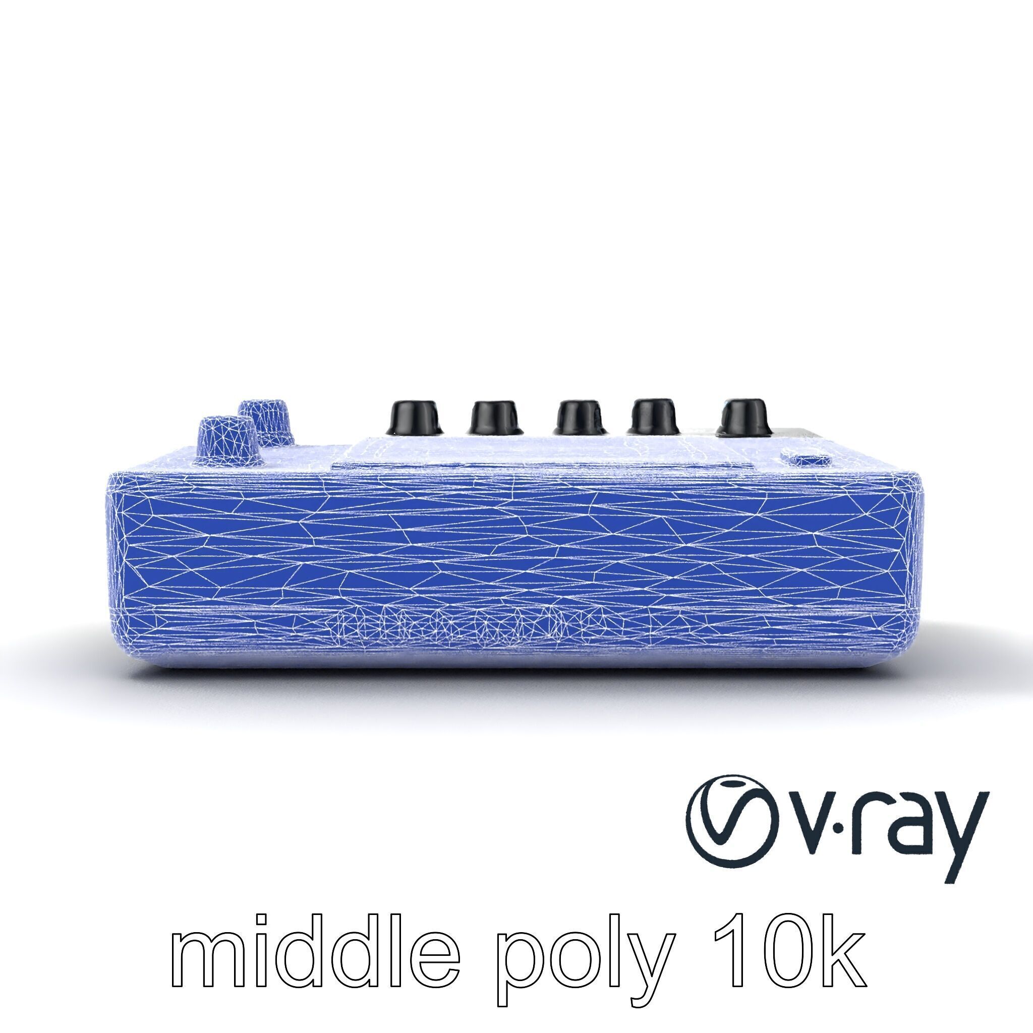 Pocket Synth Analog Modelling Translucent model pack Low-poly 3D model_30