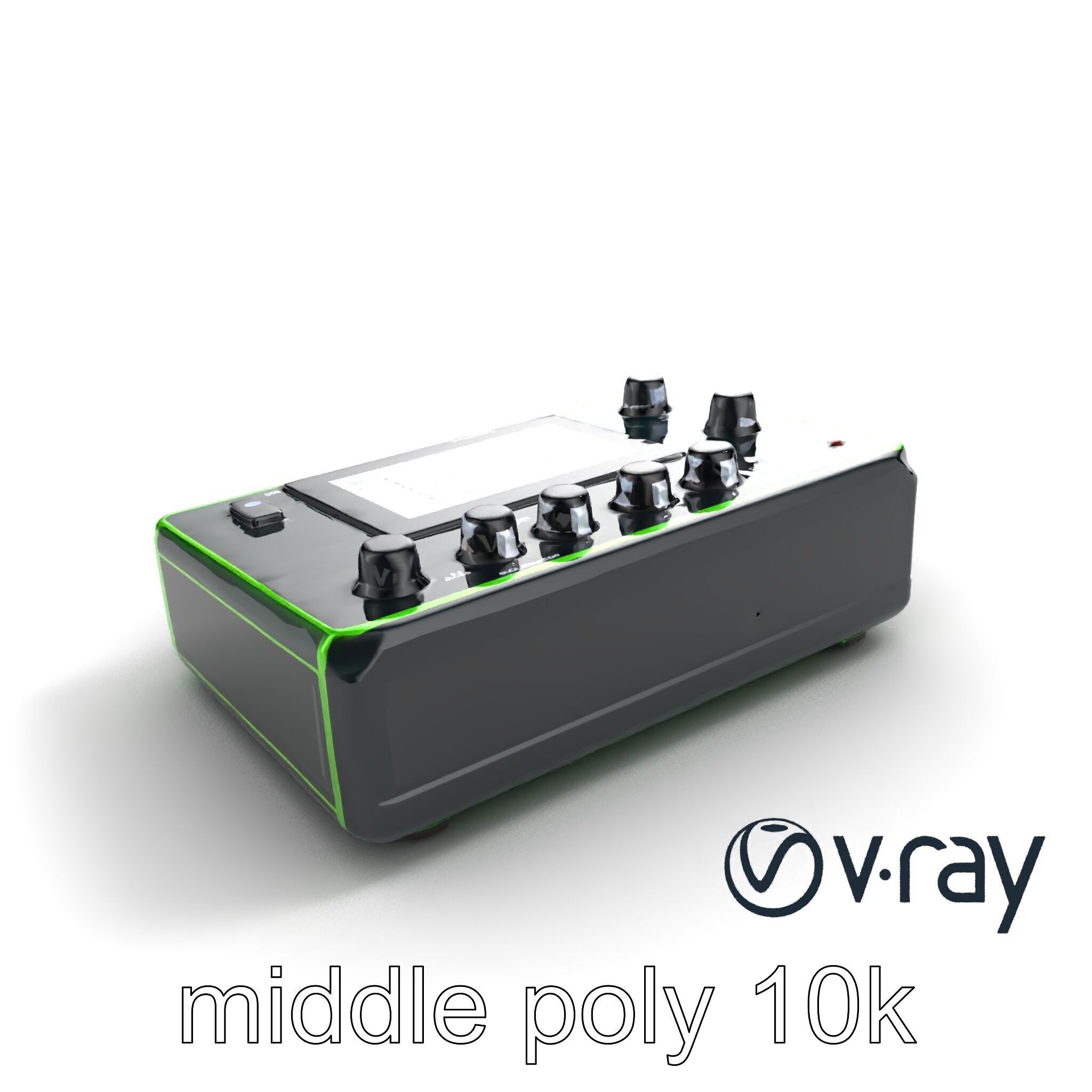 Pocket Synth Analog Modelling Translucent model pack Low-poly 3D model_6