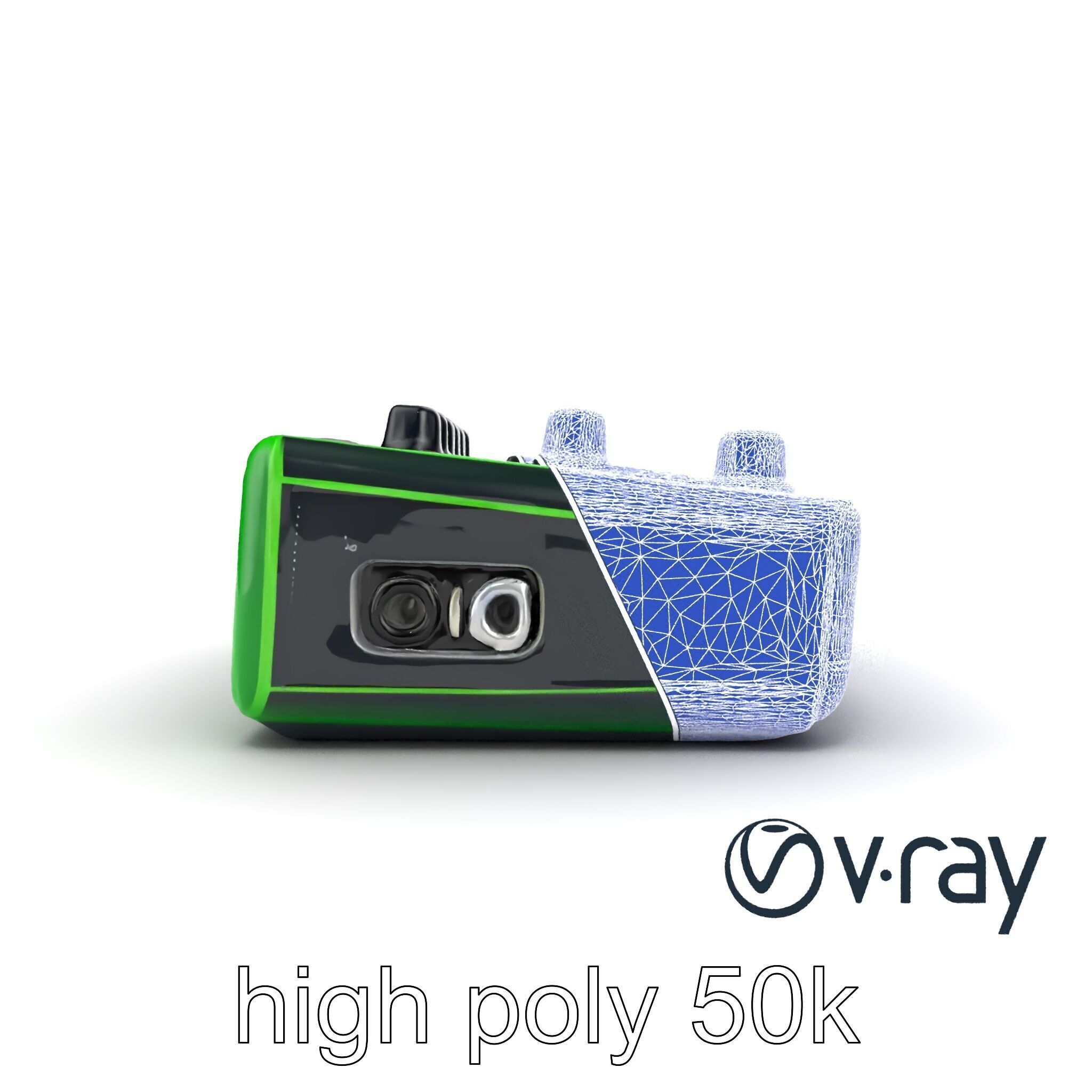 Pocket Synth Analog Modelling Translucent model pack Low-poly 3D model_31