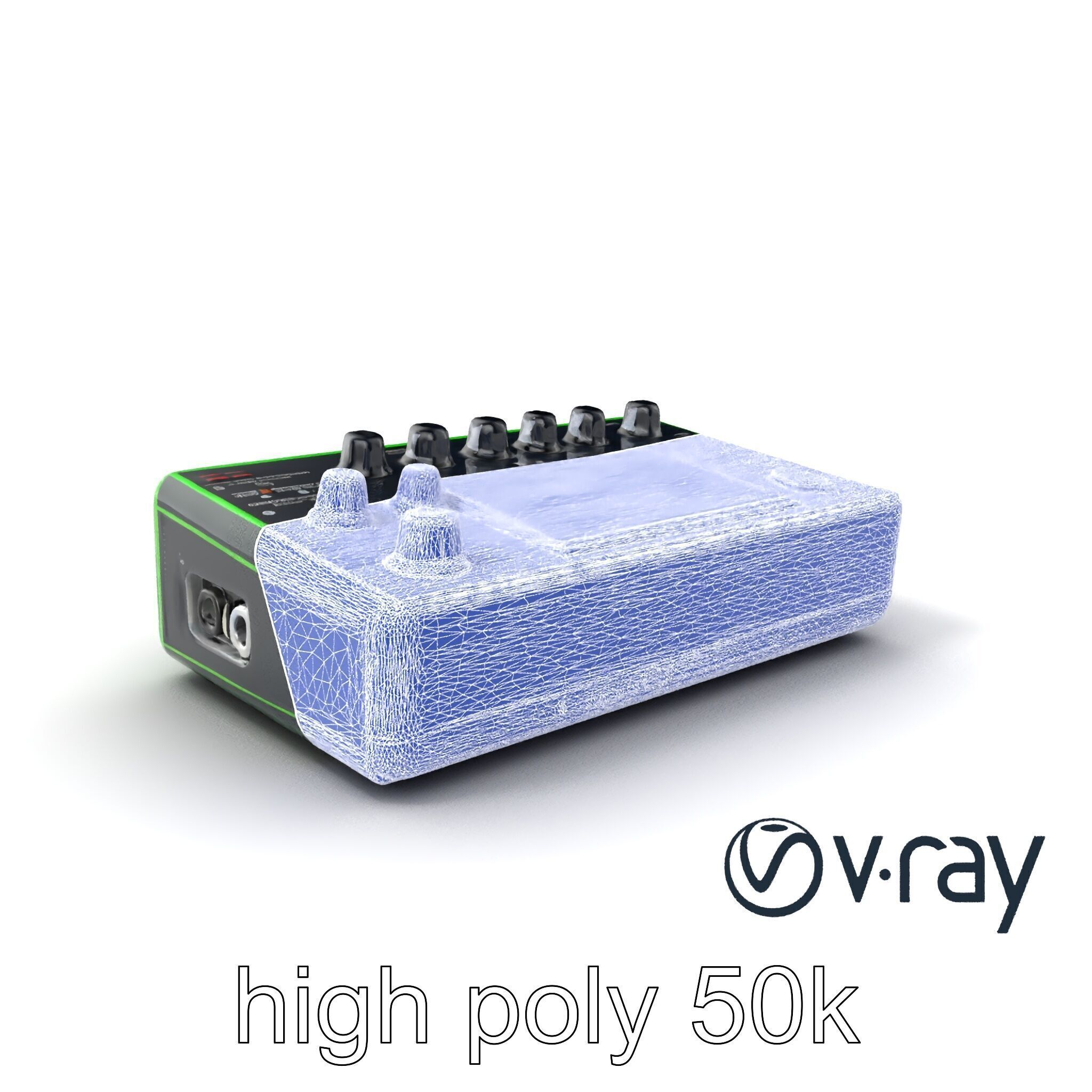 Pocket Synth Analog Modelling Translucent model pack Low-poly 3D model_8