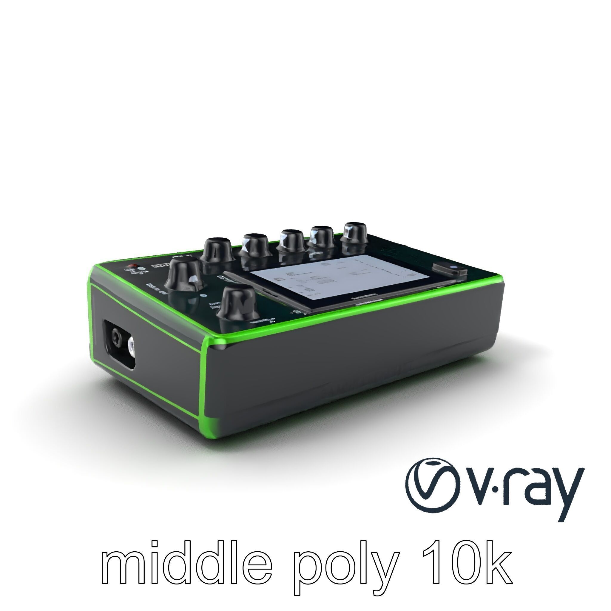 Pocket Synth Analog Modelling Translucent model pack Low-poly 3D model_3