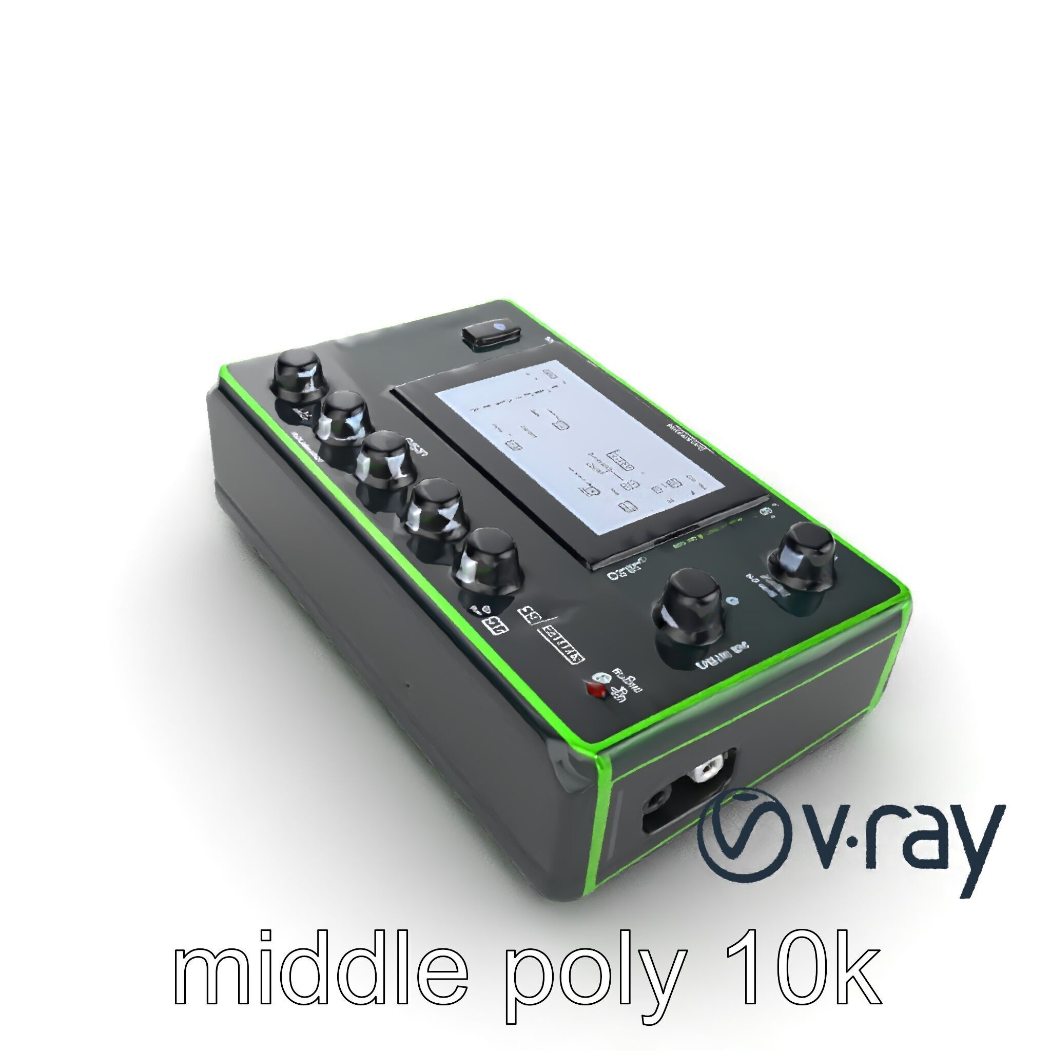 Pocket Synth Analog Modelling Translucent model pack Low-poly 3D model_9