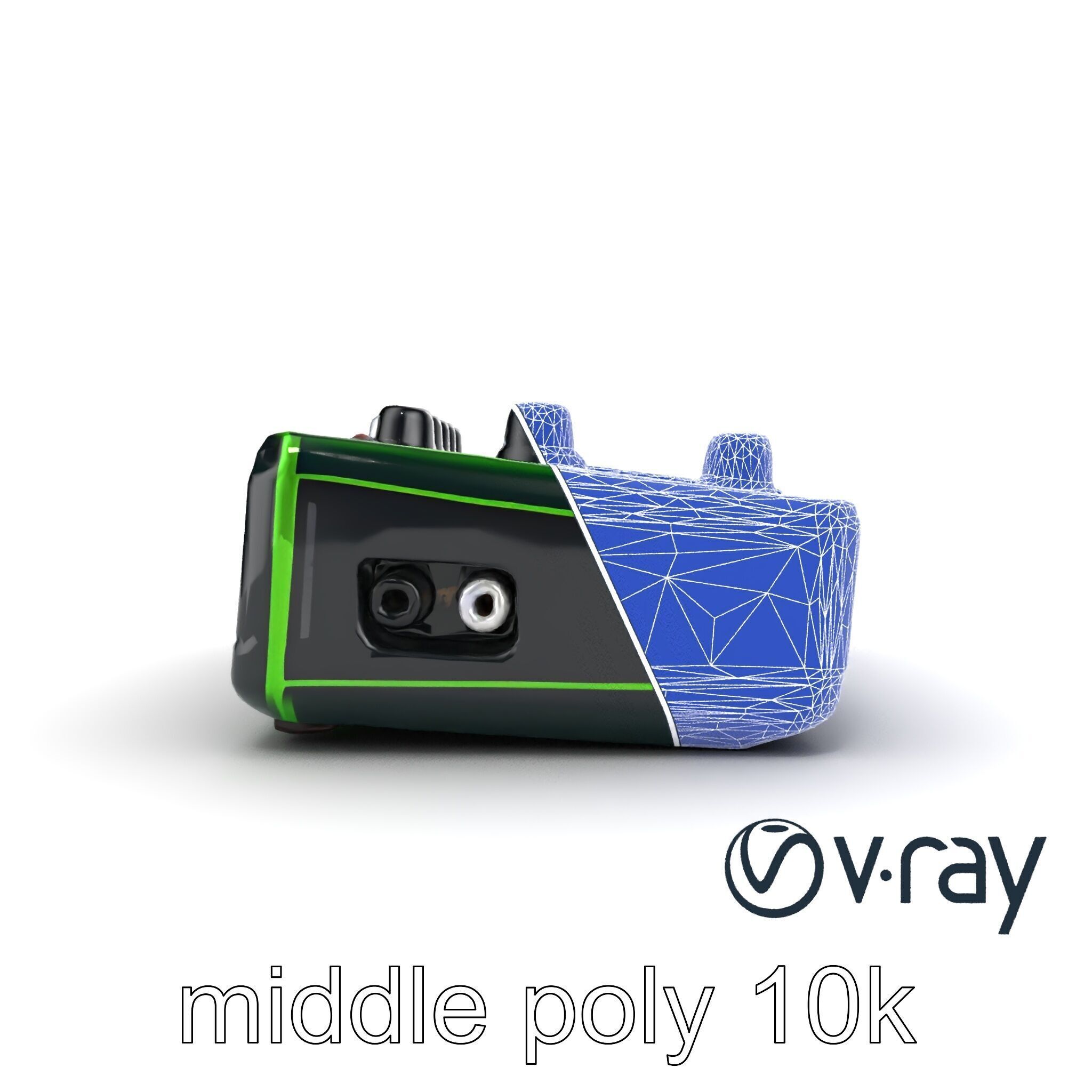 Pocket Synth Analog Modelling Translucent model pack Low-poly 3D model_19