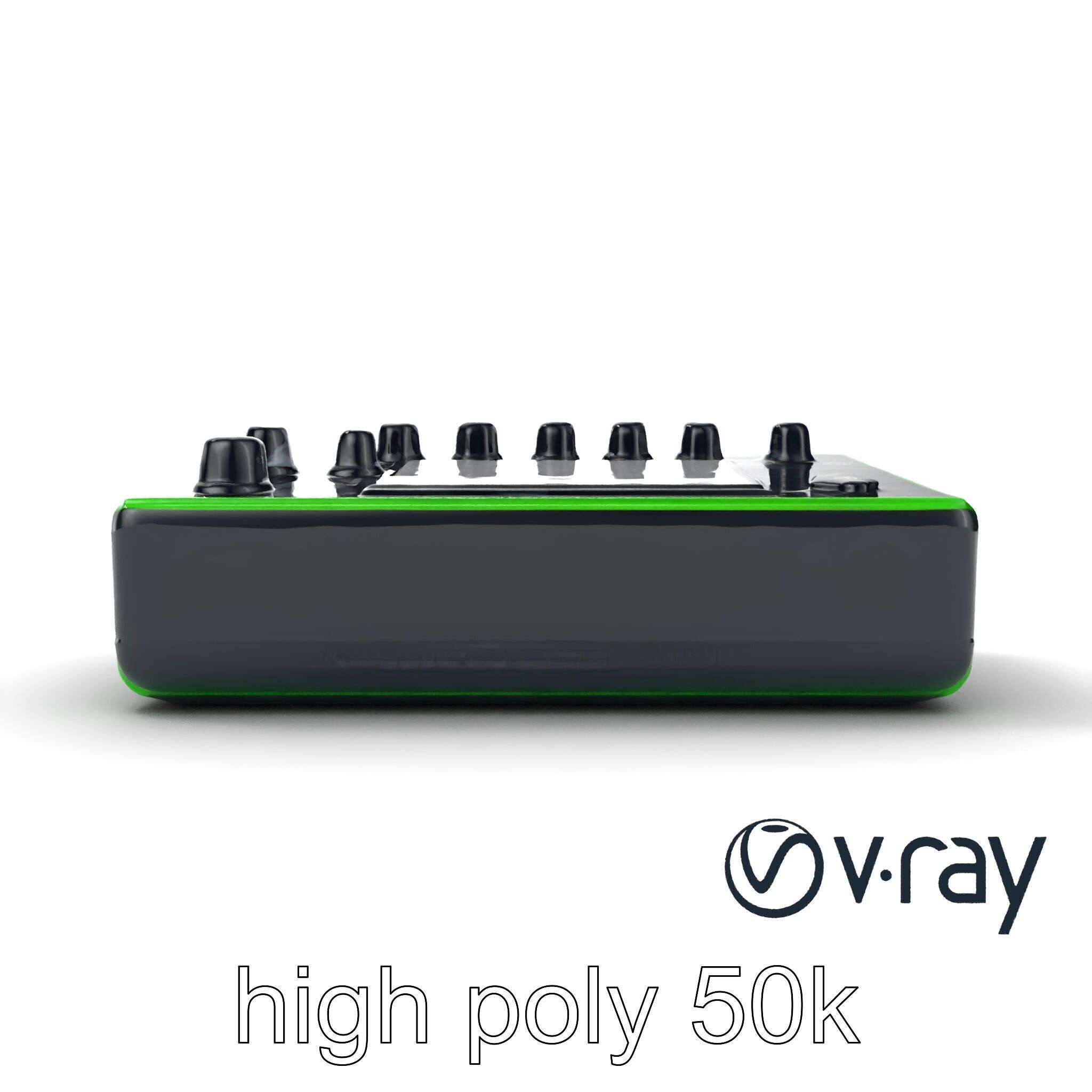 Pocket Synth Analog Modelling Translucent model pack Low-poly 3D model_15