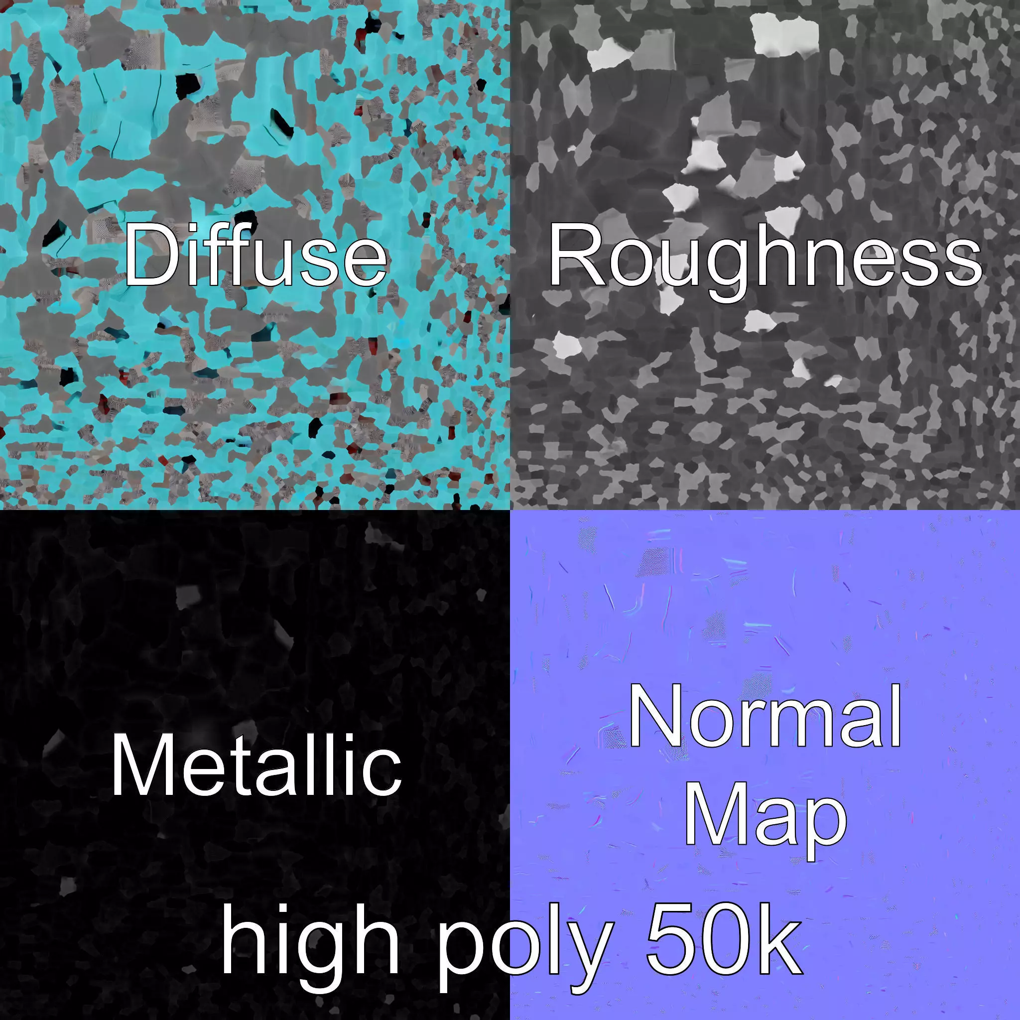 BassWave Foldable Monitors model pack Low-poly 3D model_0