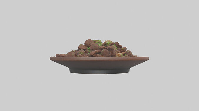 Mongolian beef model 3D model 3