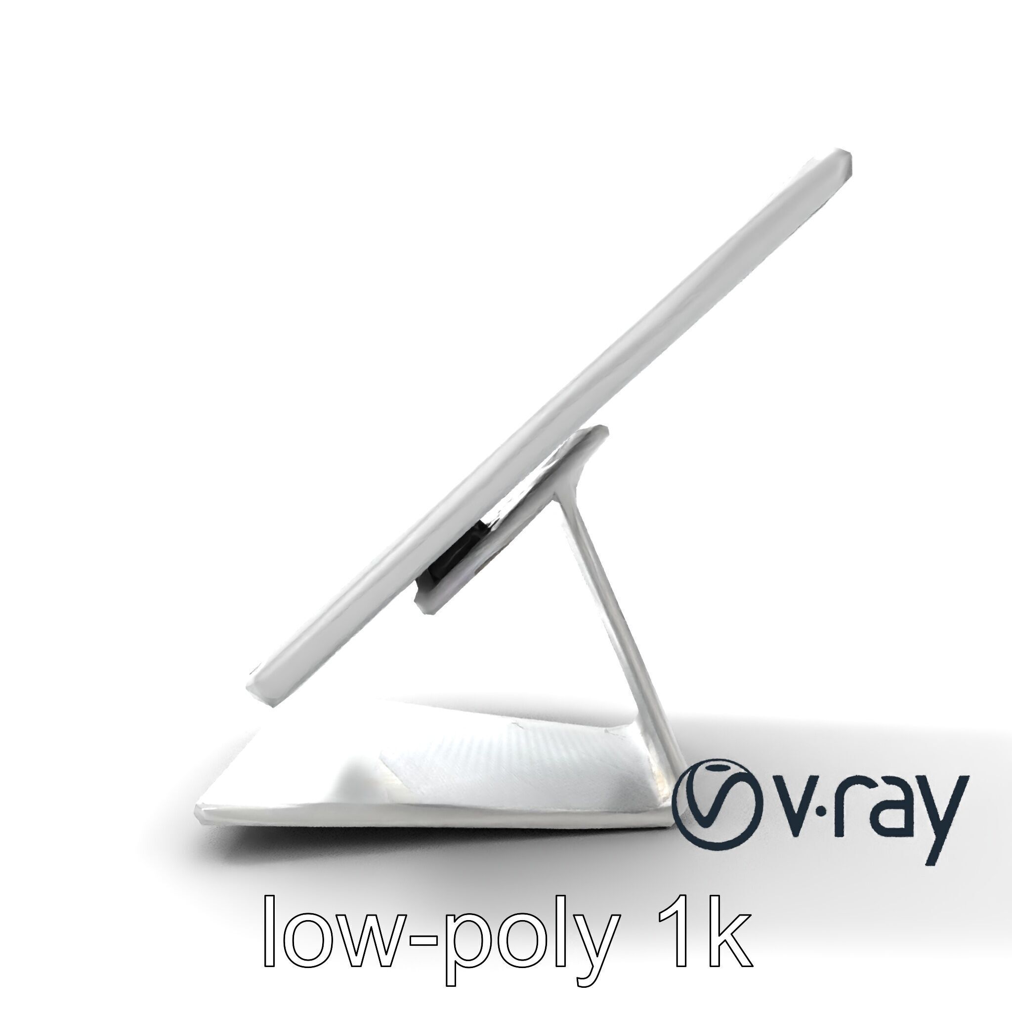 Articulating Tablet Stand with Wireless Charger model pack Low-poly 3D model_31