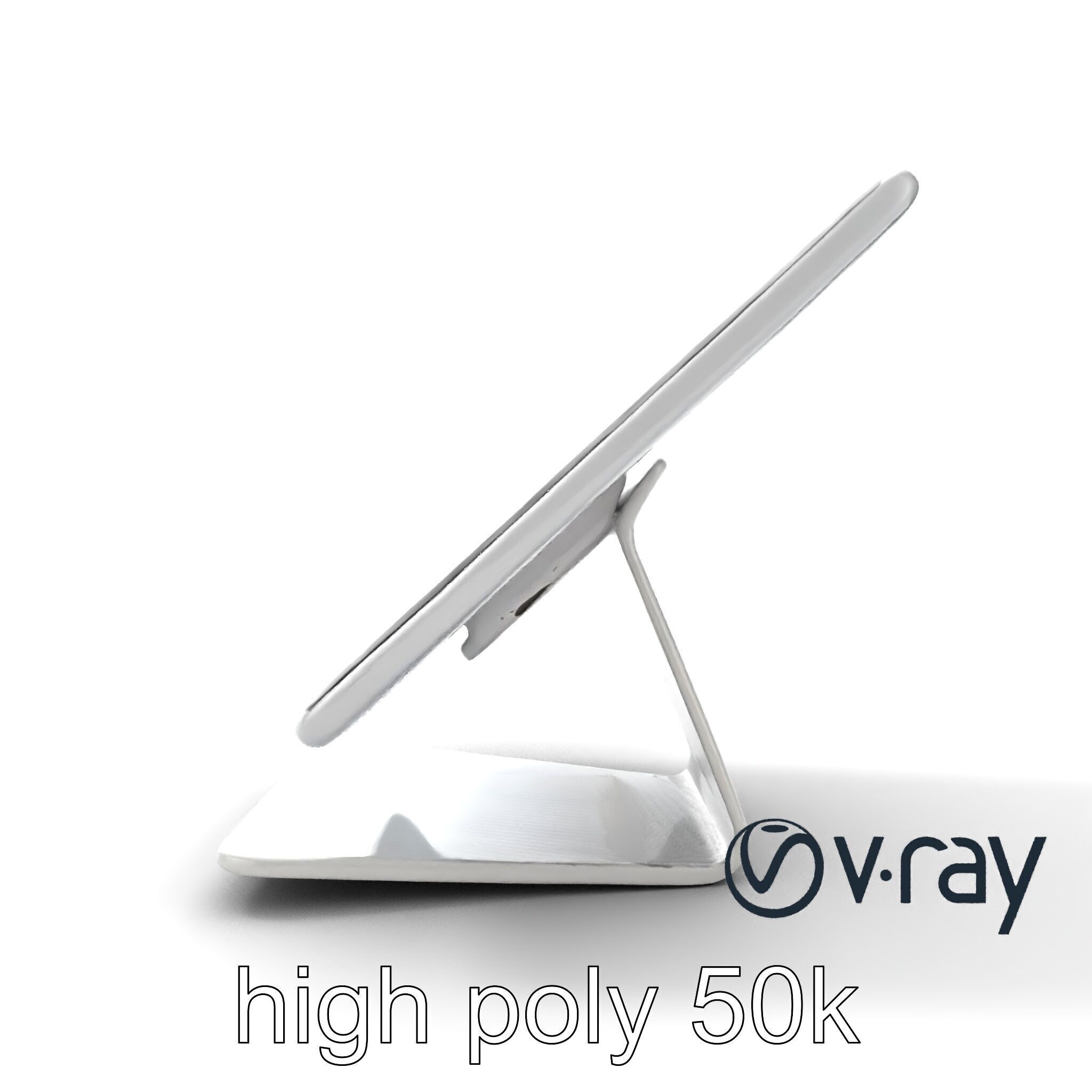 Articulating Tablet Stand with Wireless Charger model pack Low-poly 3D model_16