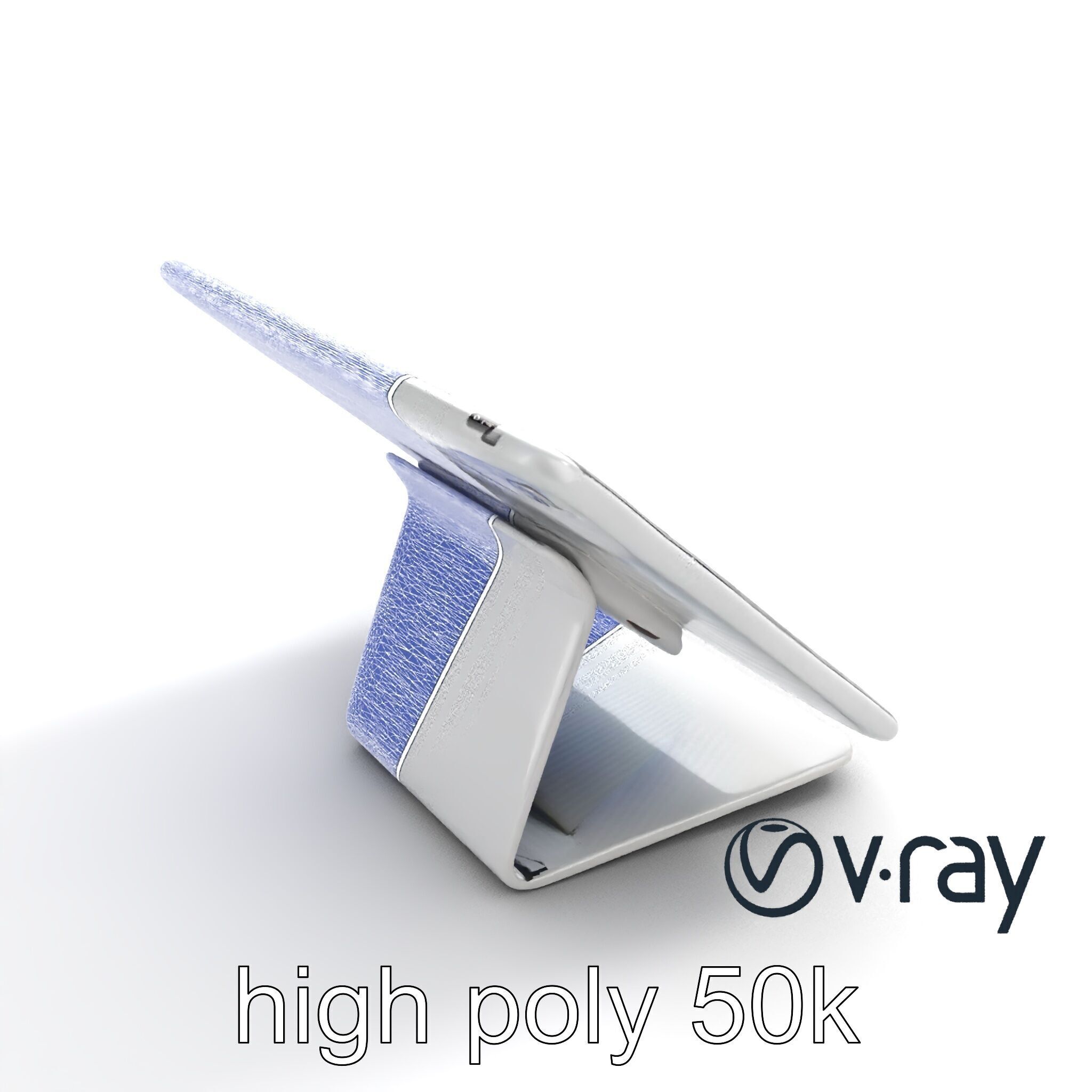 Articulating Tablet Stand with Wireless Charger model pack Low-poly 3D model_17