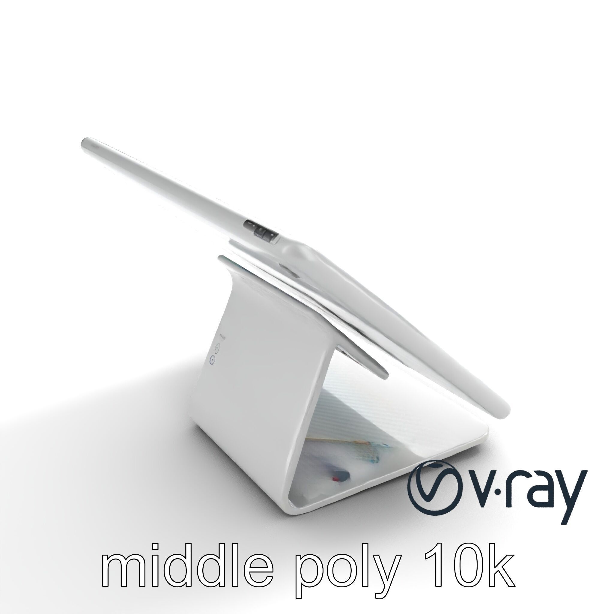 Articulating Tablet Stand with Wireless Charger model pack Low-poly 3D model_6