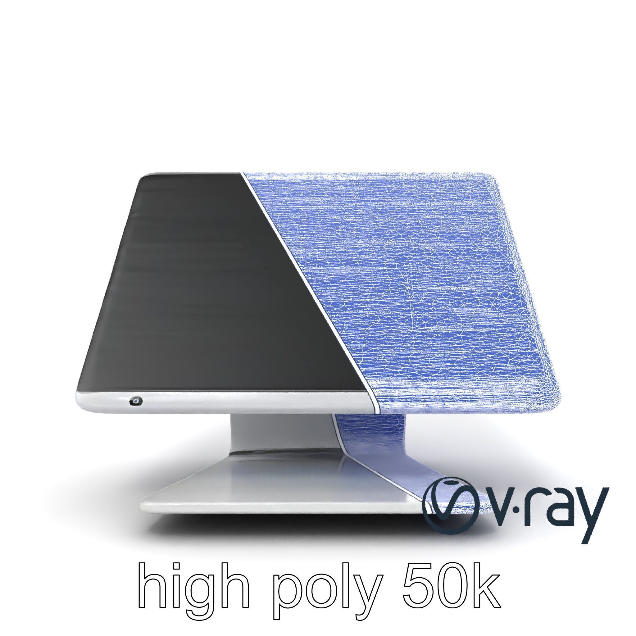 Articulating Tablet Stand with Wireless Charger model pack Low-poly 3D model_19