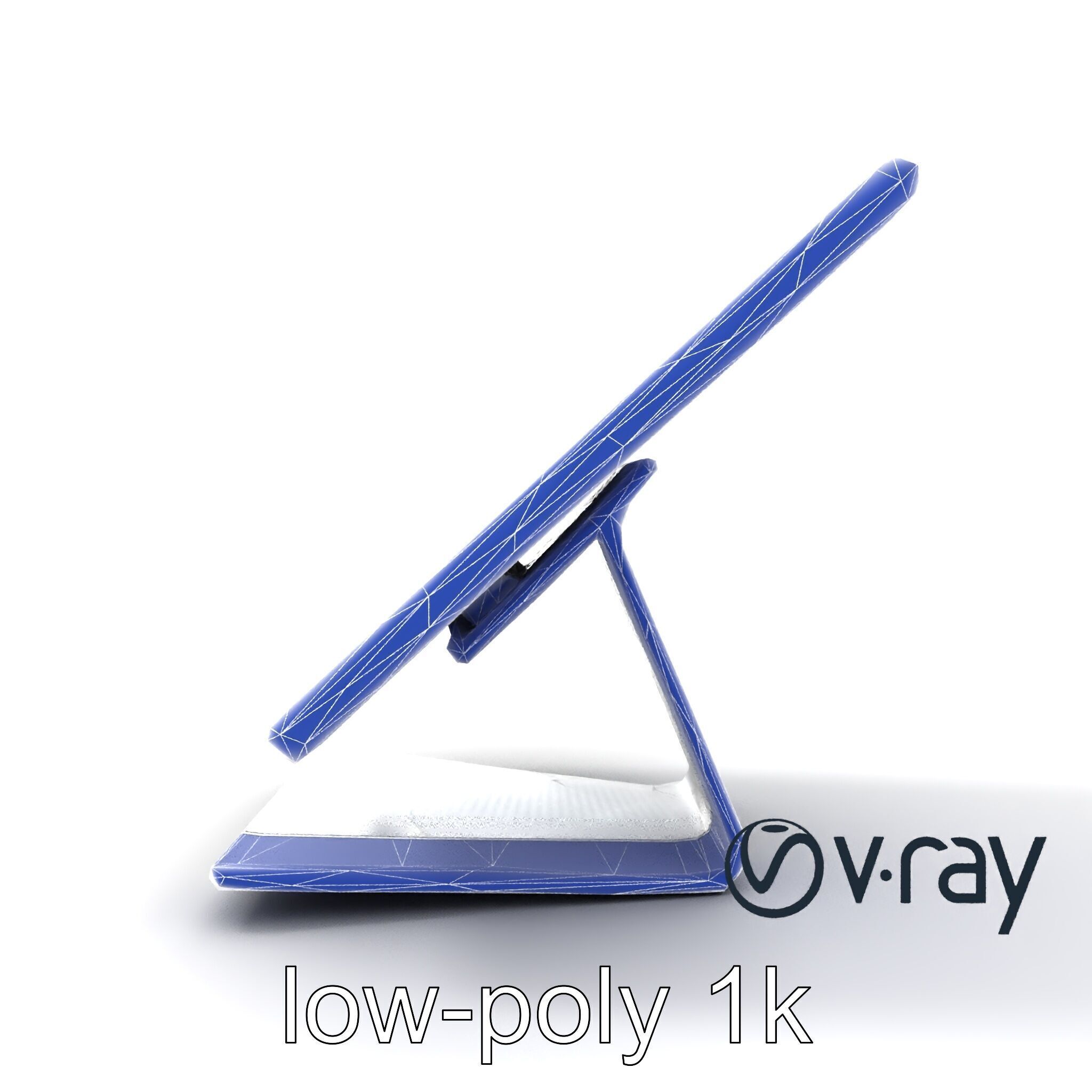 Articulating Tablet Stand with Wireless Charger model pack Low-poly 3D model_12