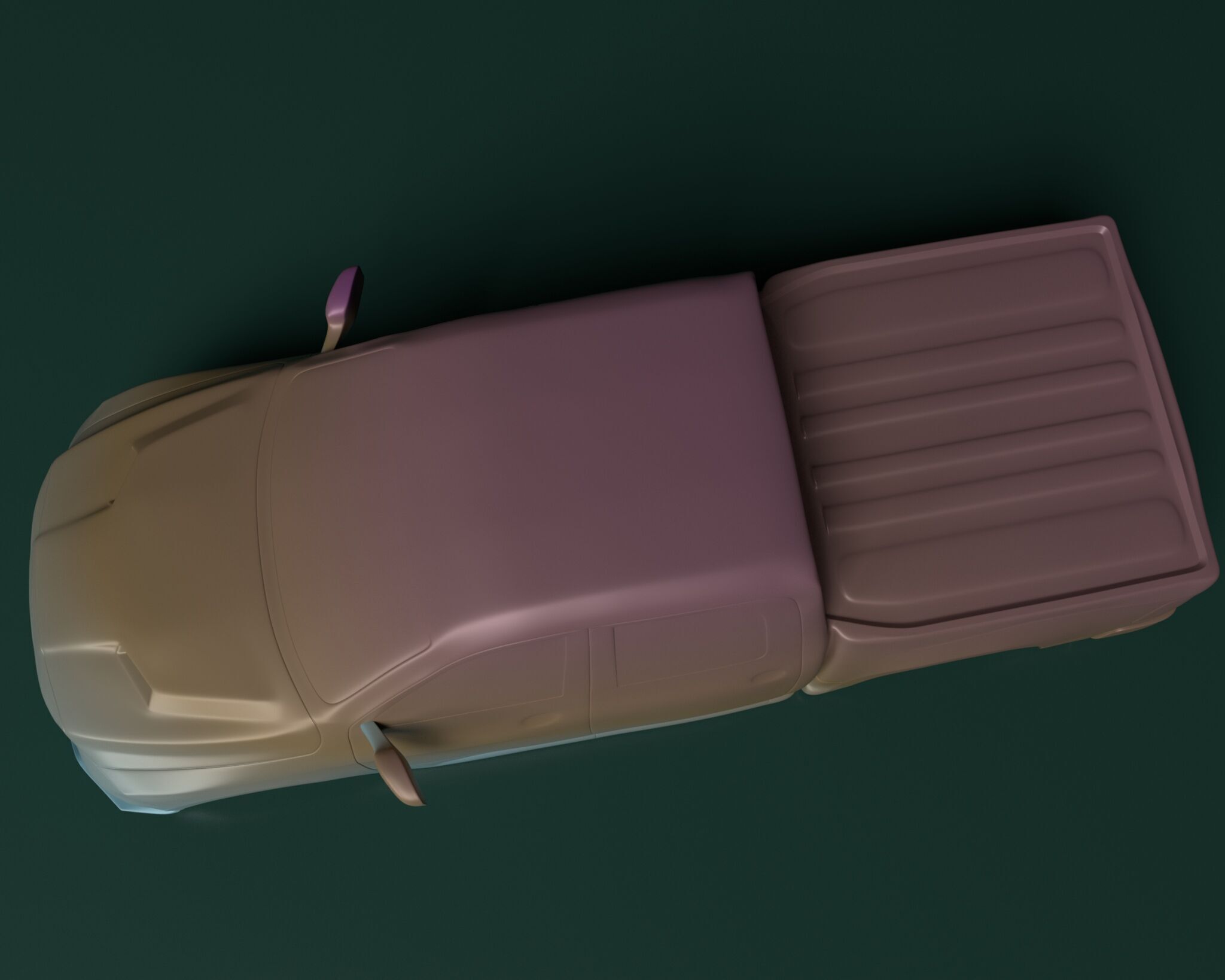 Dodge RAM Rebel - RC - Body 3D print model_3