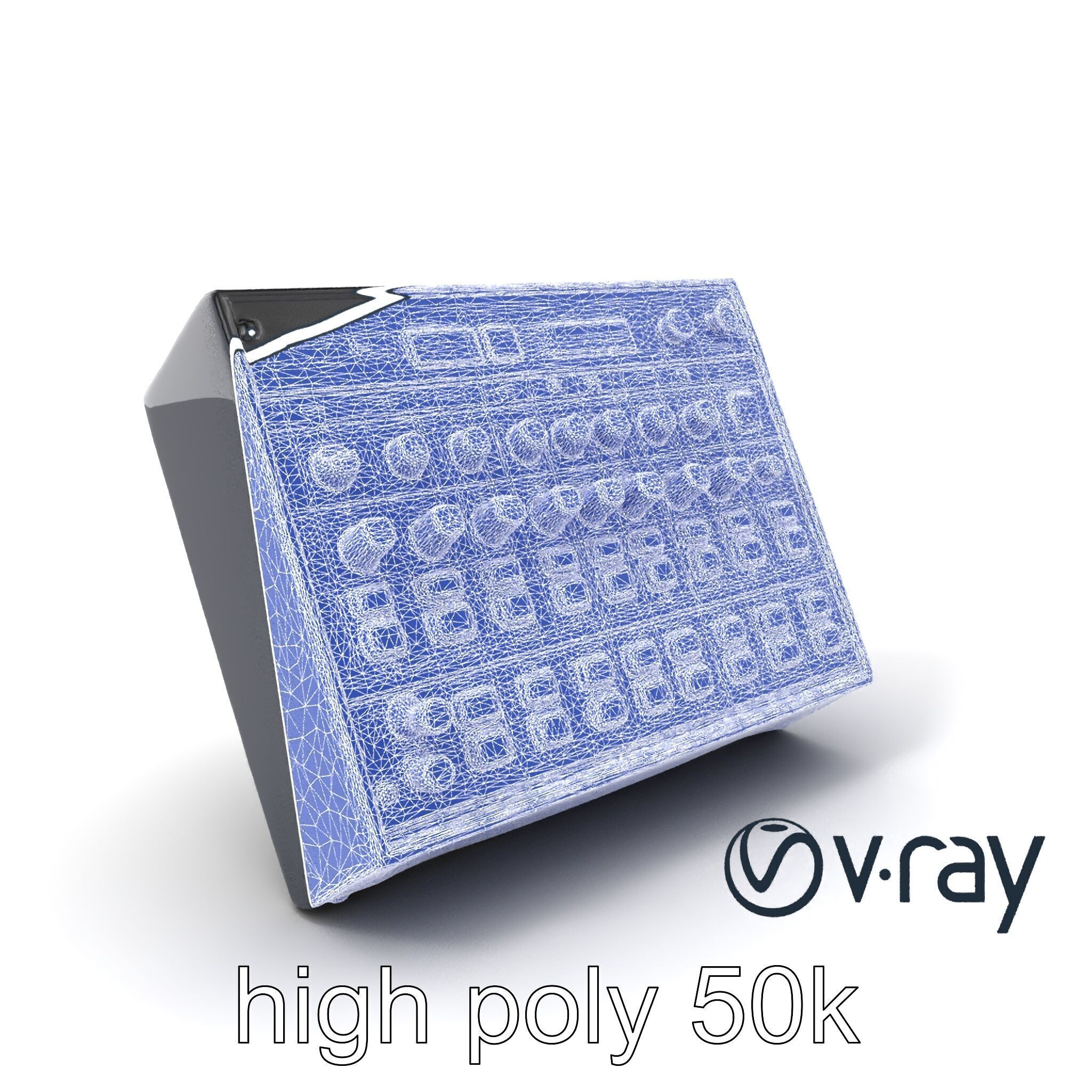 BeatGrid Lighting Console model pack with DMX integration and... Low-poly 3D model_31