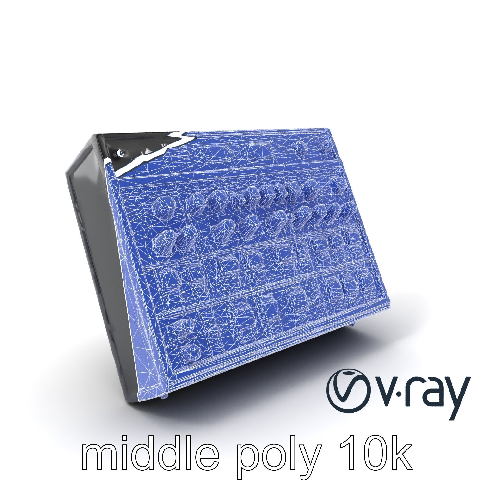 BeatGrid Lighting Console model pack with DMX integration and... Low-poly 3D model_6