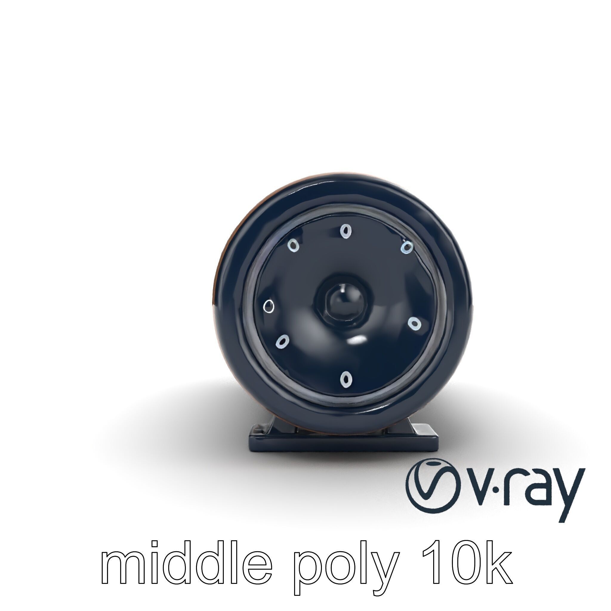 EchoPillar Speaker with LED Strip model pack Low-poly 3D model_27