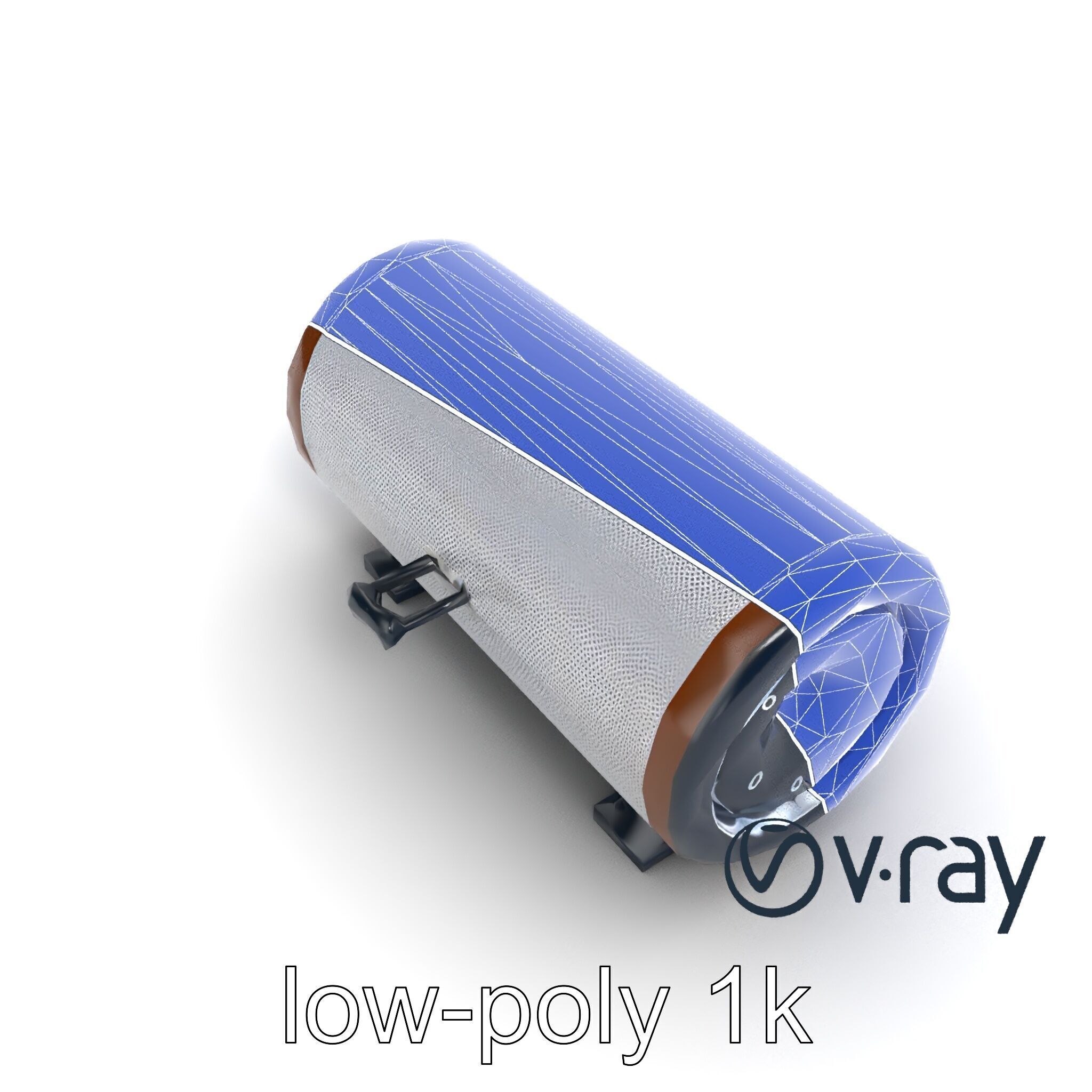 EchoPillar Speaker with LED Strip model pack Low-poly 3D model_20