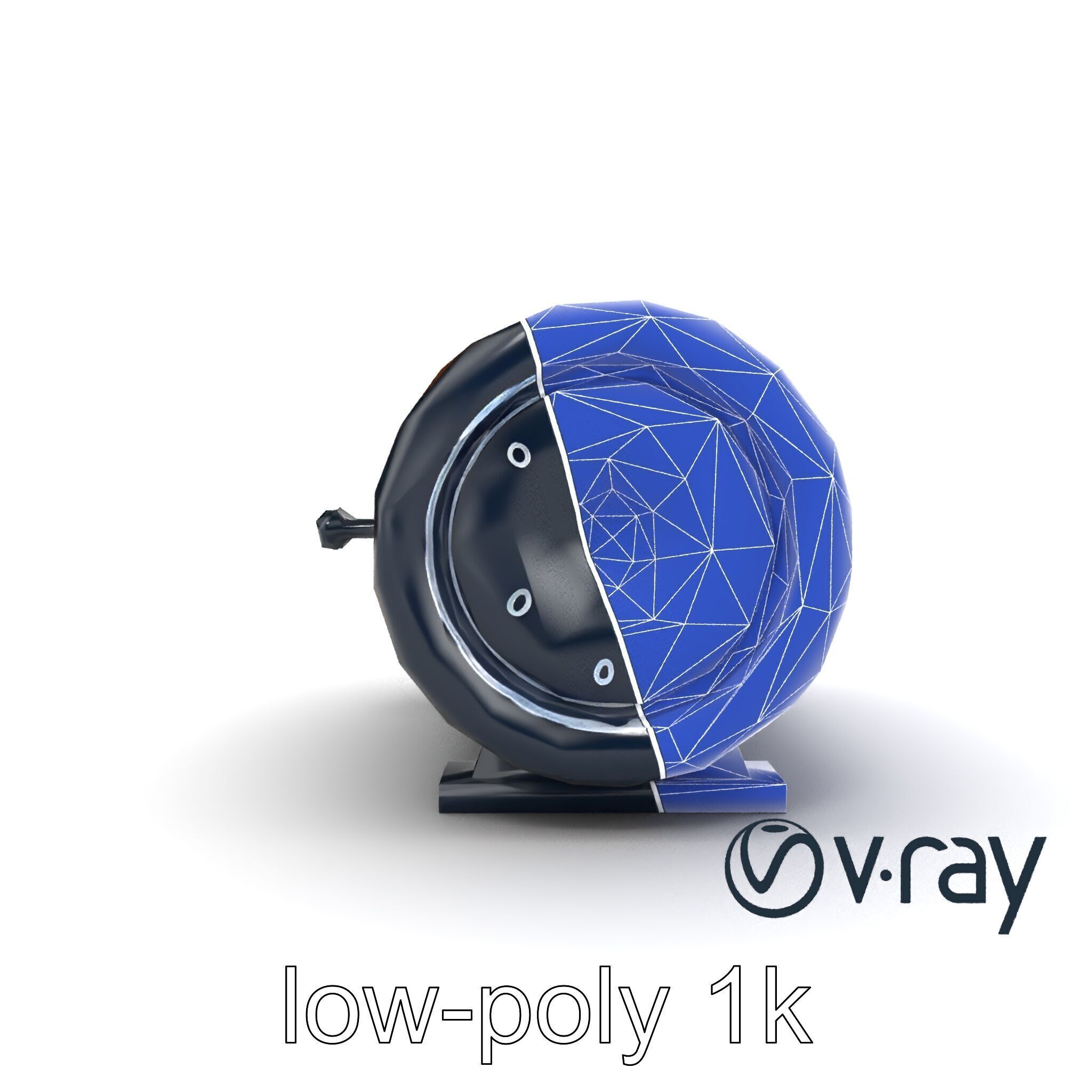 EchoPillar Speaker with LED Strip model pack Low-poly 3D model_28