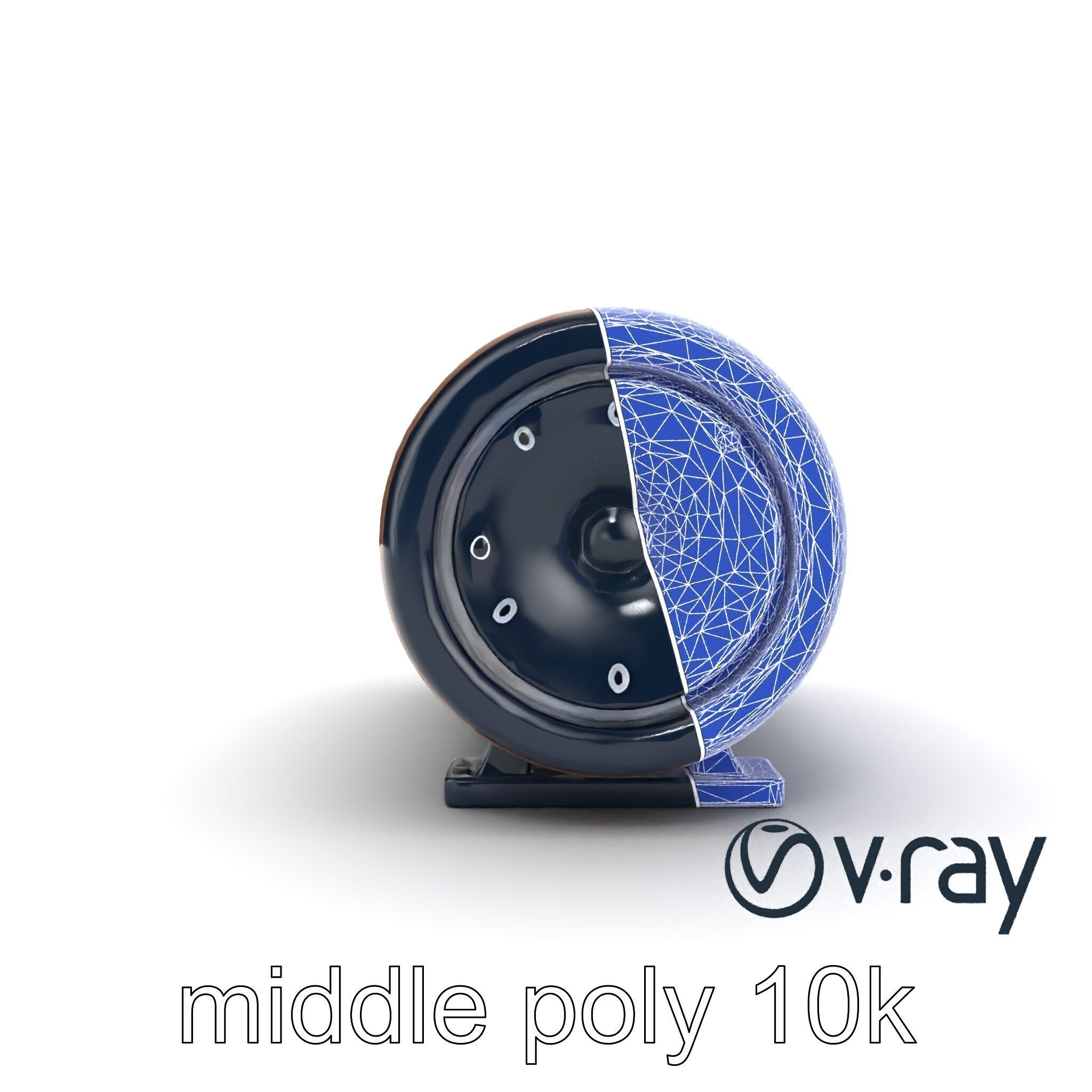 EchoPillar Speaker with LED Strip model pack Low-poly 3D model_17