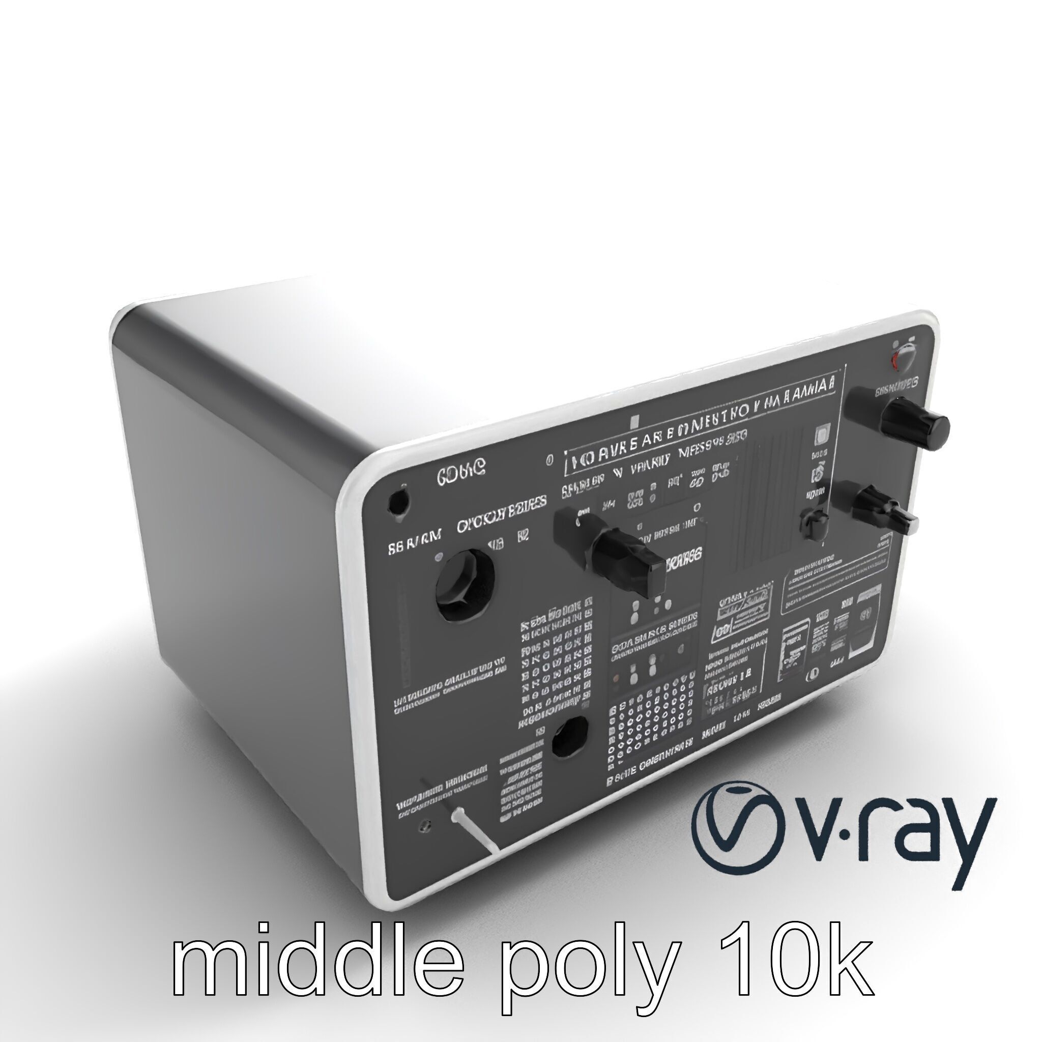 ChordCube Effects Processor model pack Low-poly 3D model_6