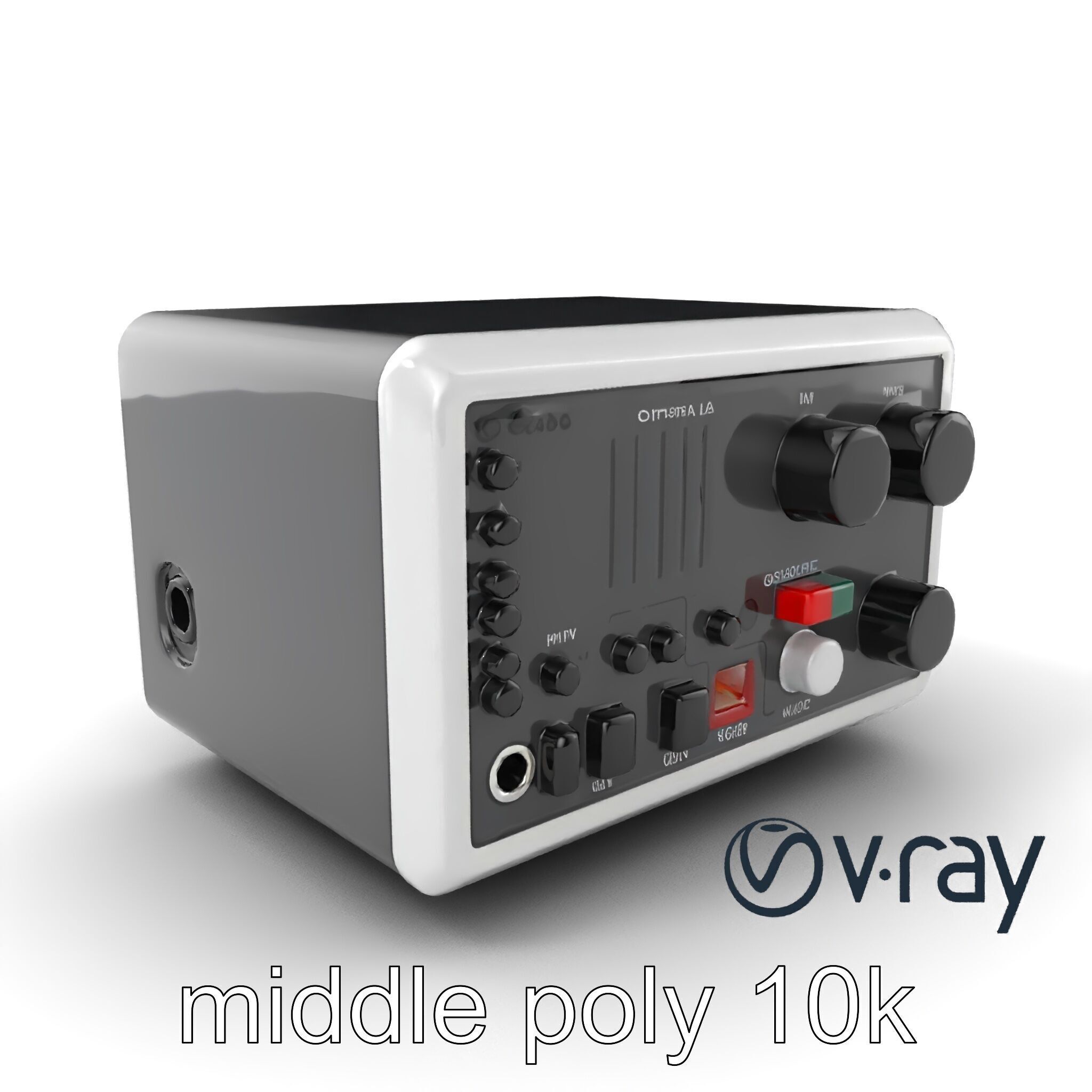 ChordCube Effects Processor model pack Low-poly 3D model_3